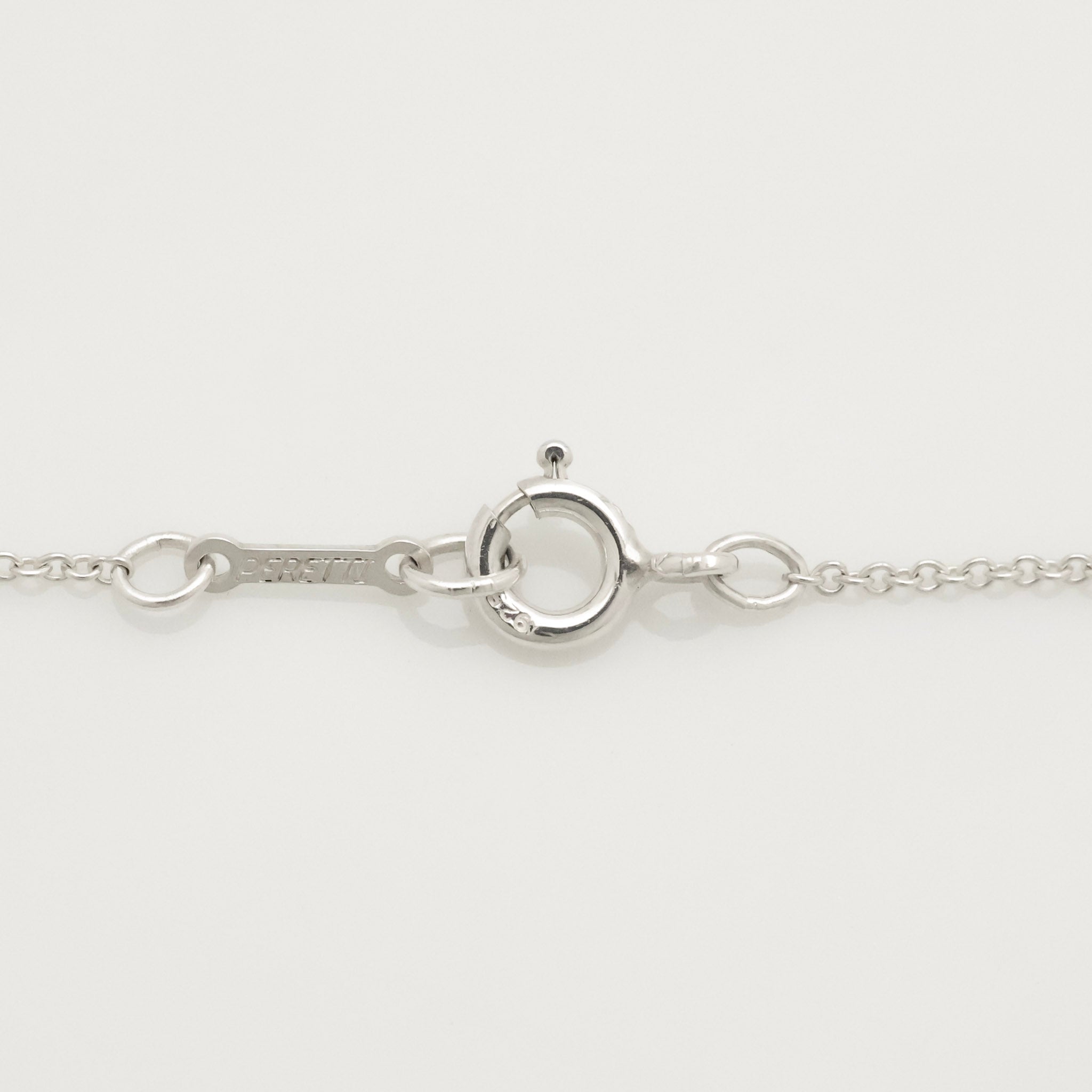 Tiffany & Co. Peretti Large  Bean Necklace  Sterling Silver 925 