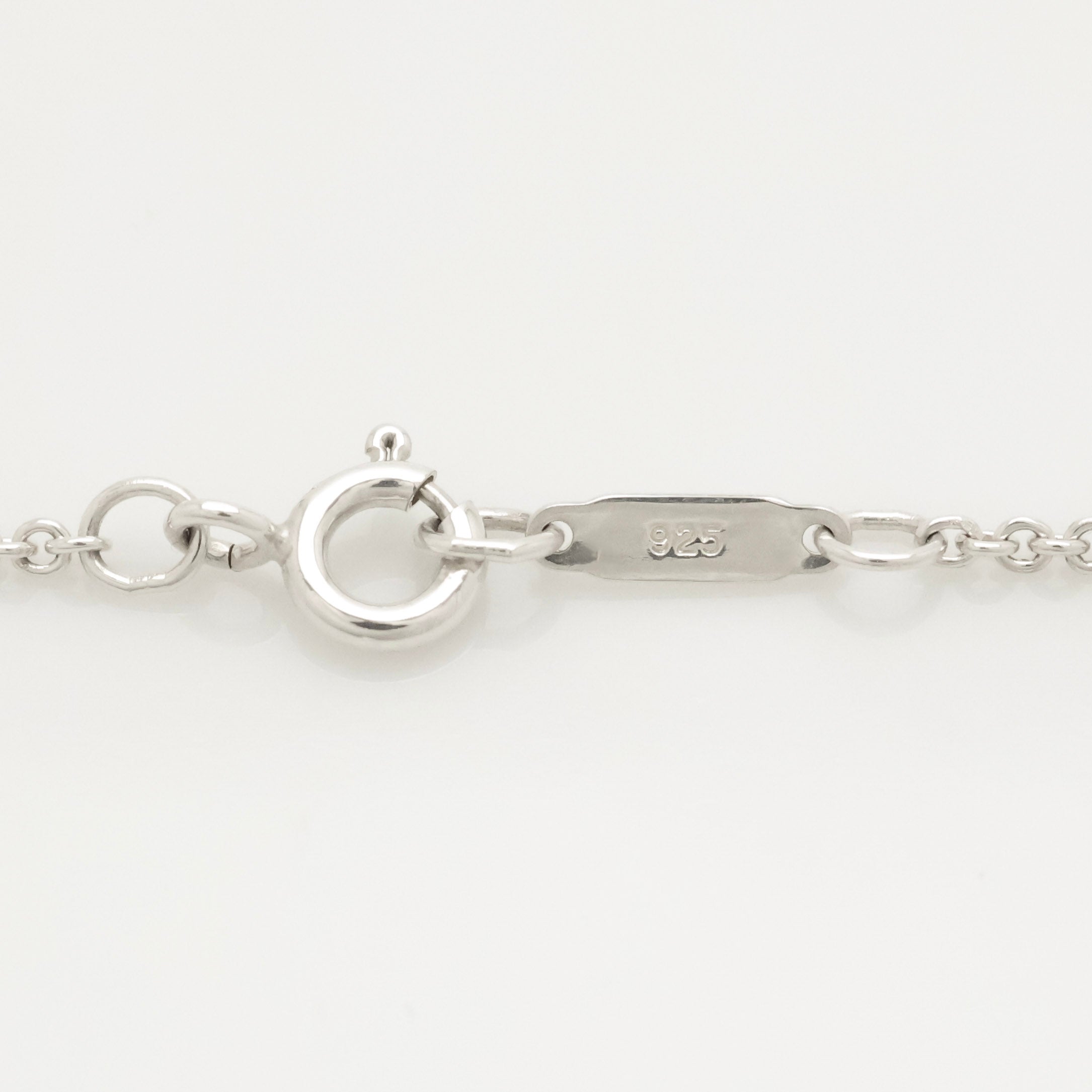 Tiffany & Co. 1837 Interlocking Circles Lariat Necklace Sterling Silver 925