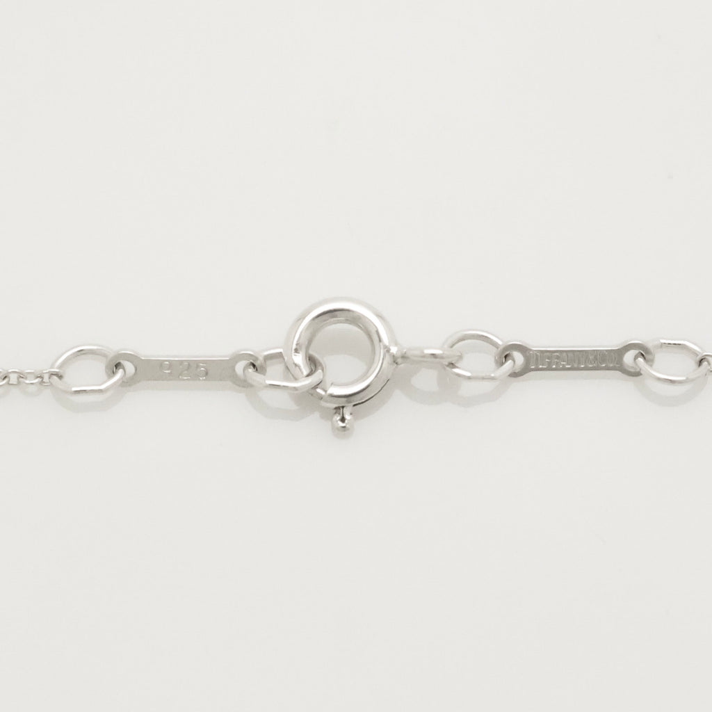 Tiffany & Co. Open Heart Pendant Necklace Sterling Silver 925