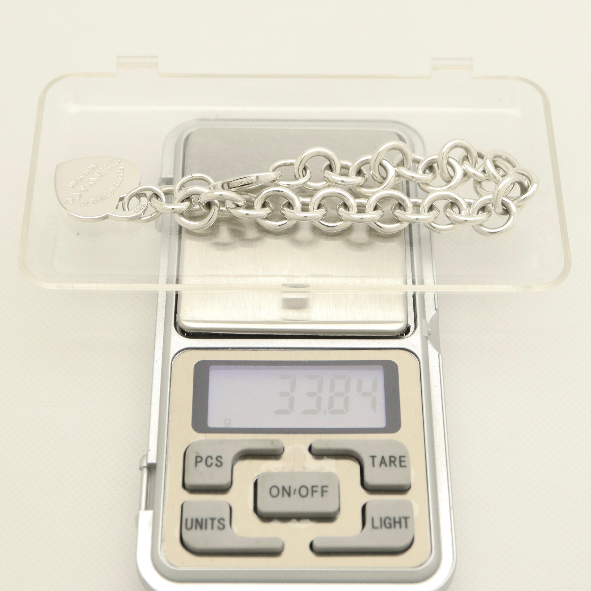 TIFFANY&Co. リターントゥ ティファニー ハート タグ チェーン ブレスレット AG925