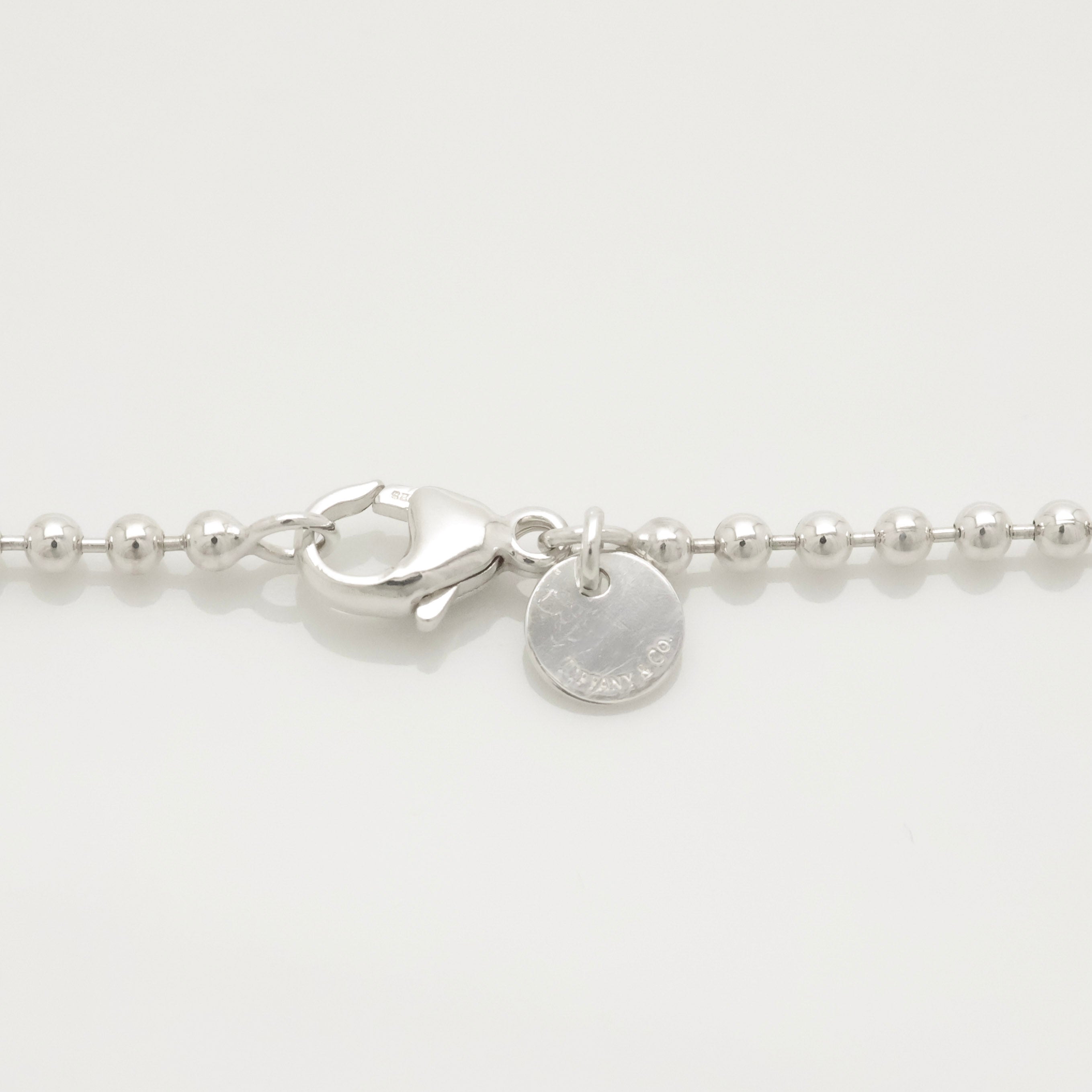 TIFFANY&Co. リターントゥ ティファニー ハート タグ ボール チェーン ネックレス AG925
