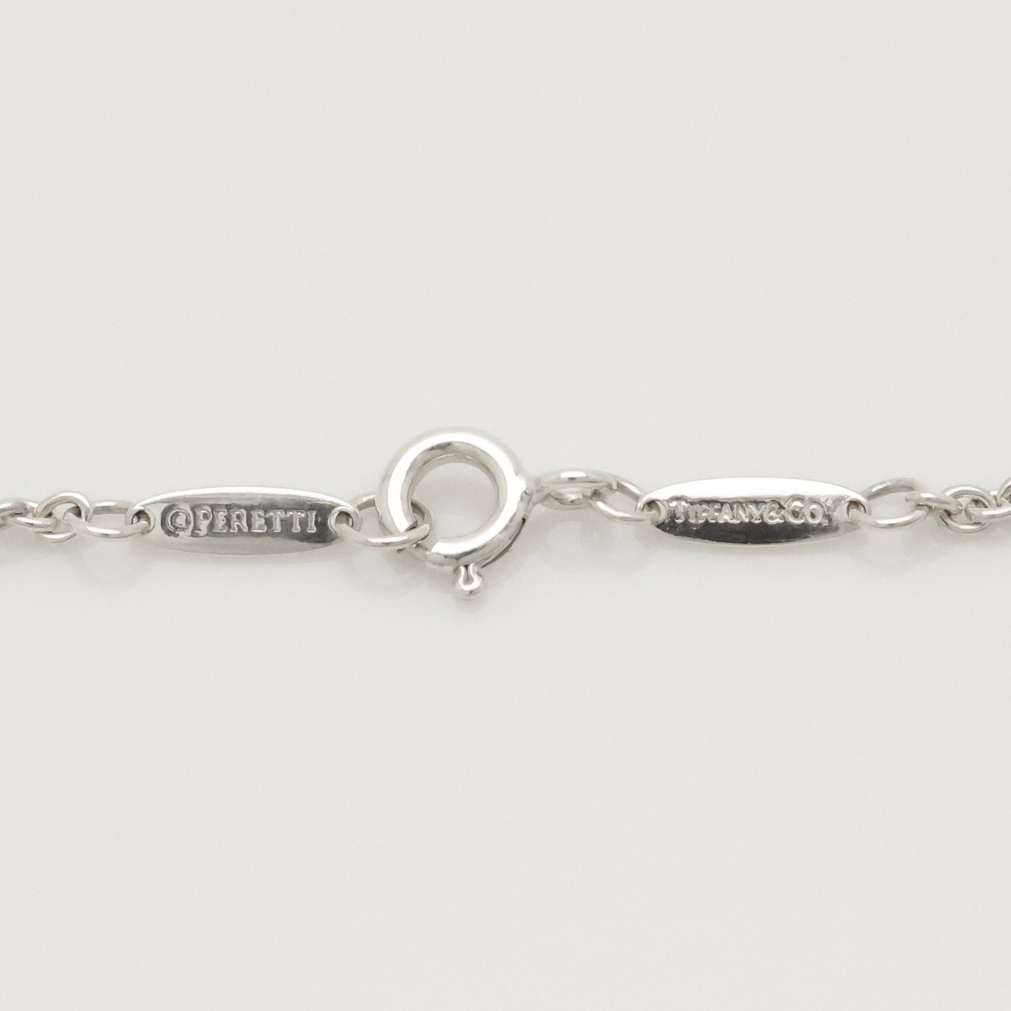 Tiffany & Co. Elsa Peretti Sevillana Lariat Necklace Sterling Silver 925