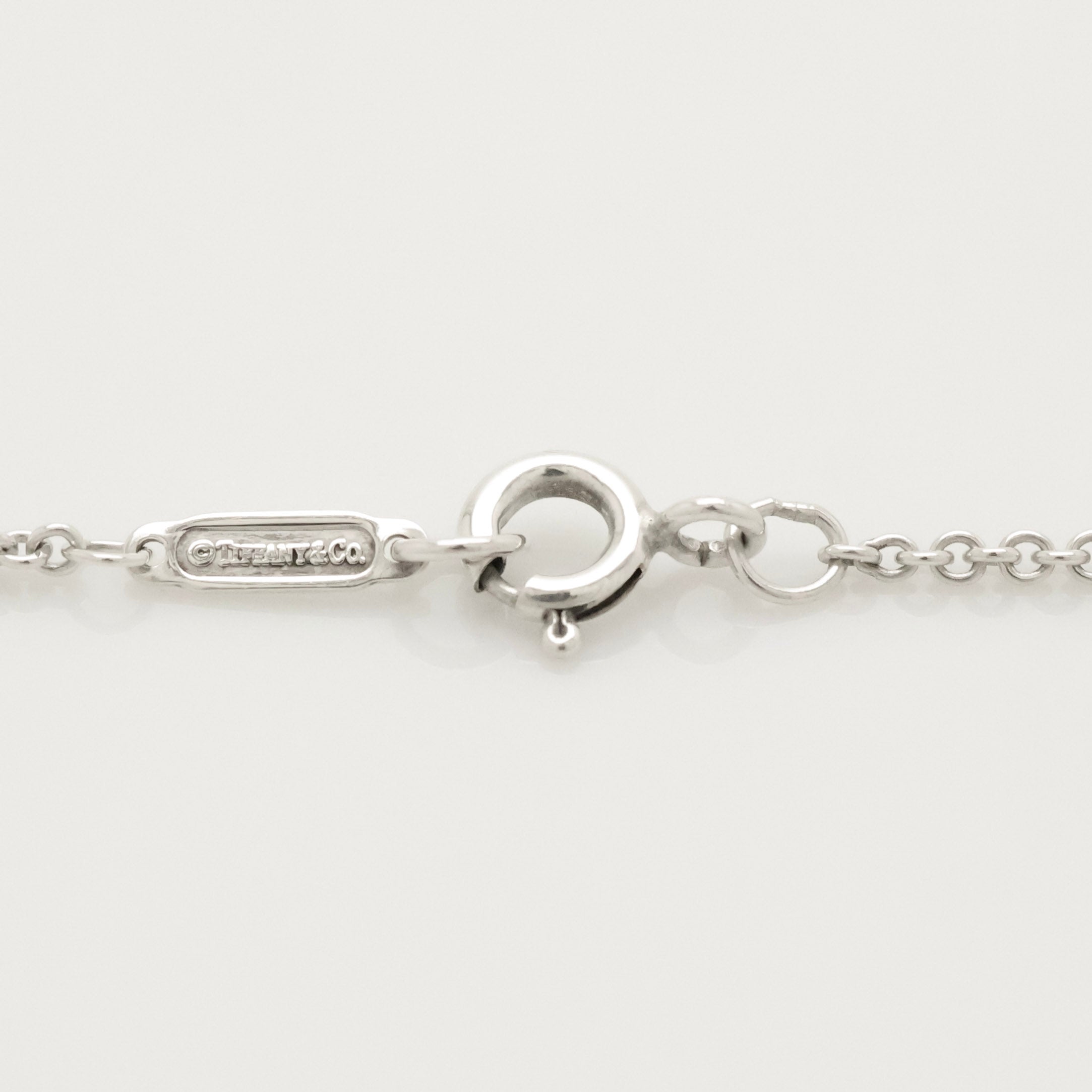 Tiffany & Co. 1837 Concave Circle Necklace Sterling Silver 925