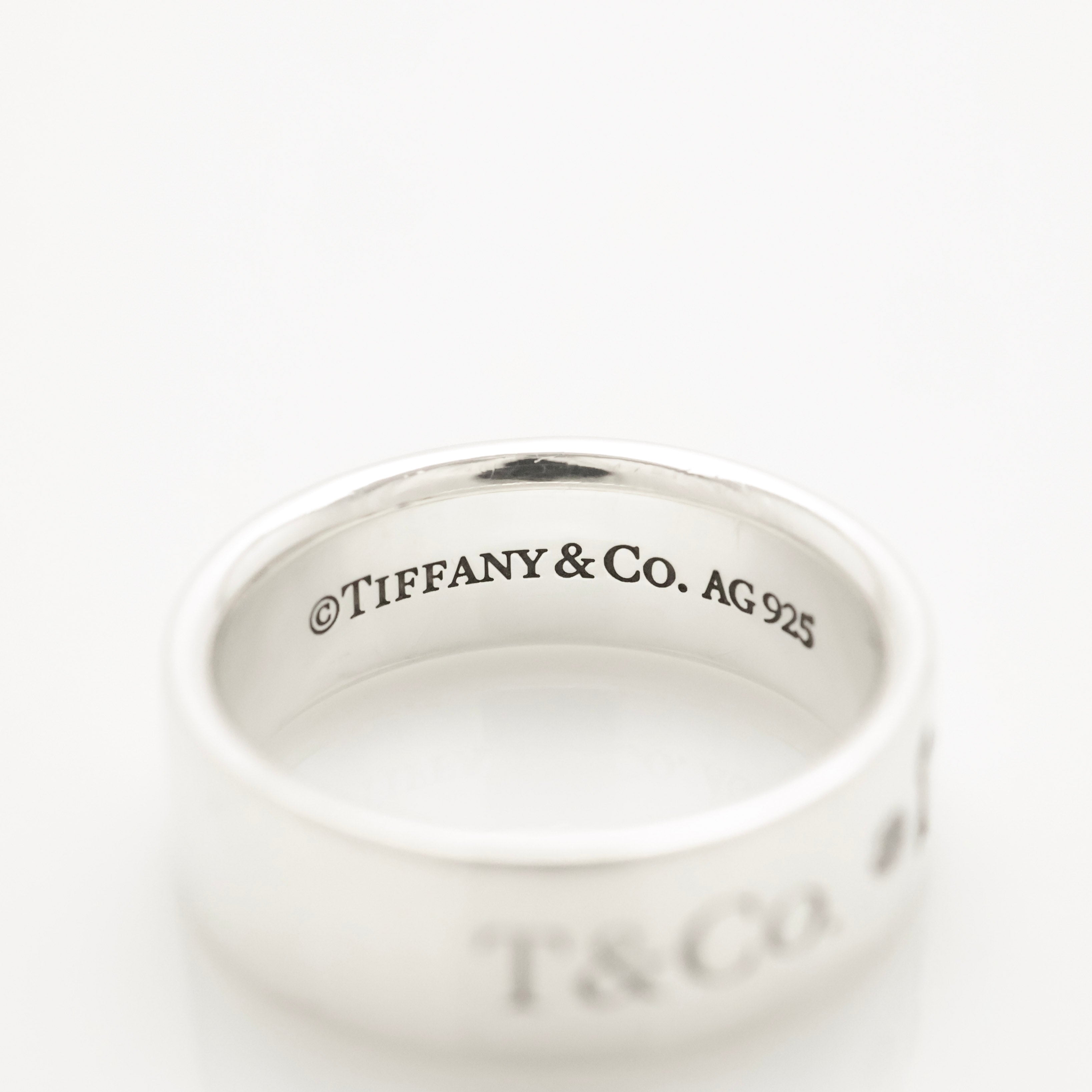 TIFFANY＆Co. ロック キー ホール ナロー 2P ダイヤモンド リング 7 号