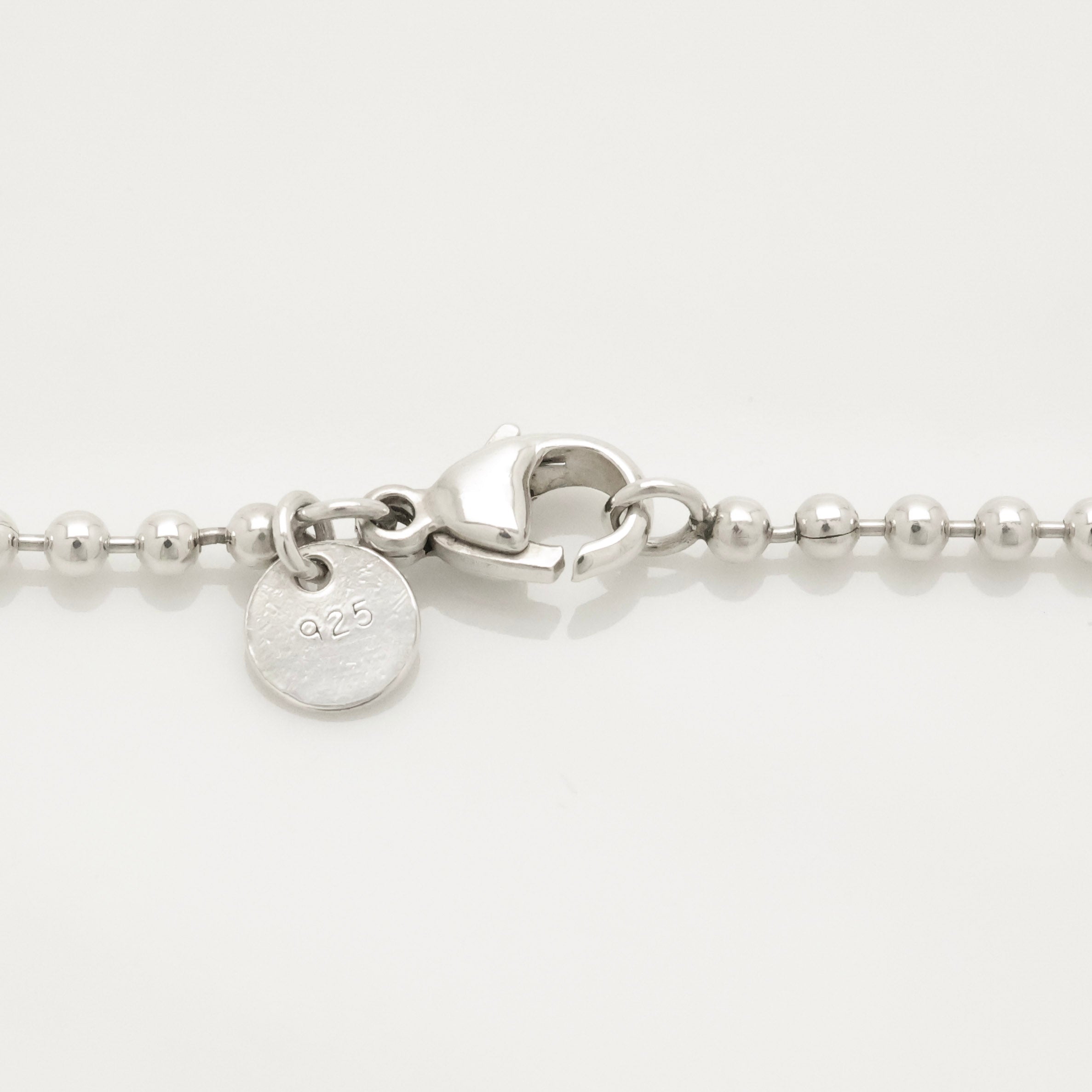 TIFFANY&Co. リターントゥ ティファニー ハート タグ ボール チェーン ネックレス AG925