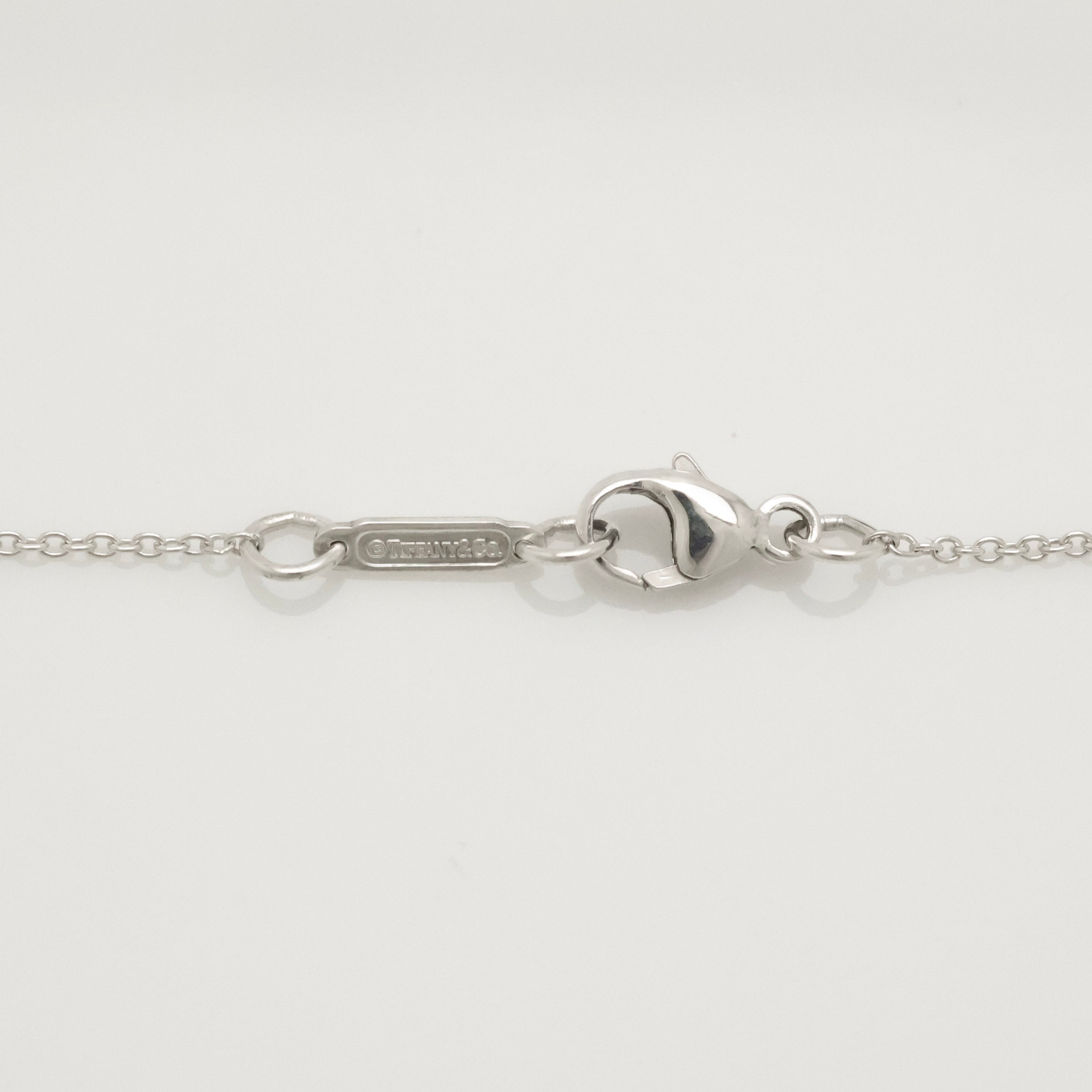 Tiffany & Co. 1837 Round Lock Padlock Pendant Necklace Sterling Silver 925