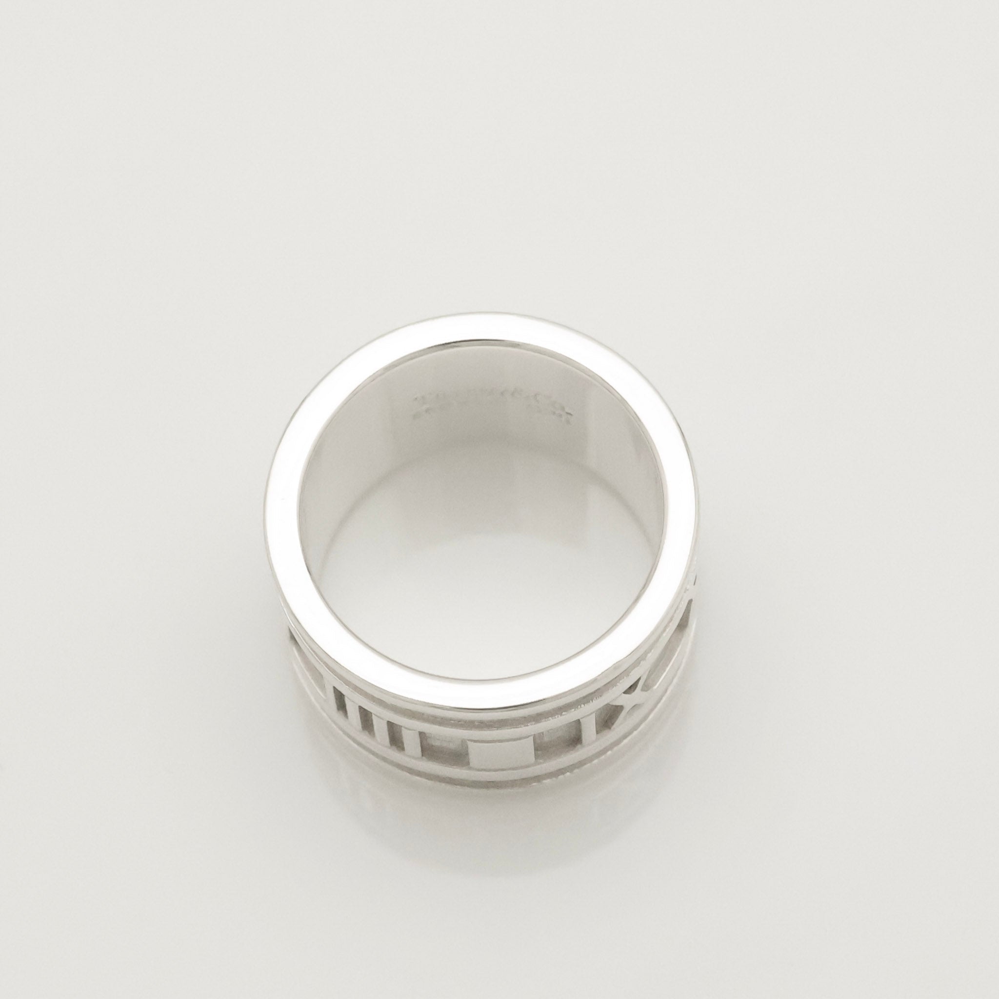 Tiffany & Co. Atlas Wide Ring Size 5 Sterling Silver 925