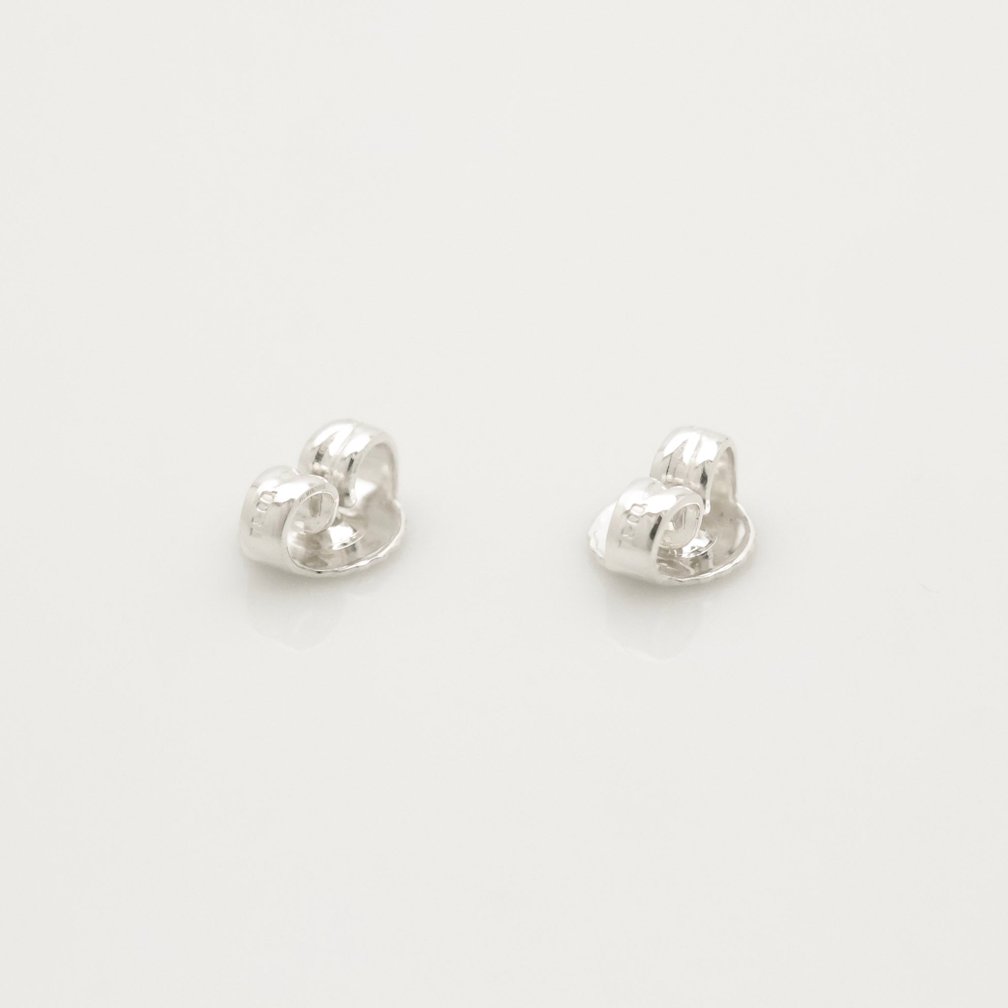 Tiffany & Co. Elsa Peretti Open Heart Stud Earrings Sterling Silver 925