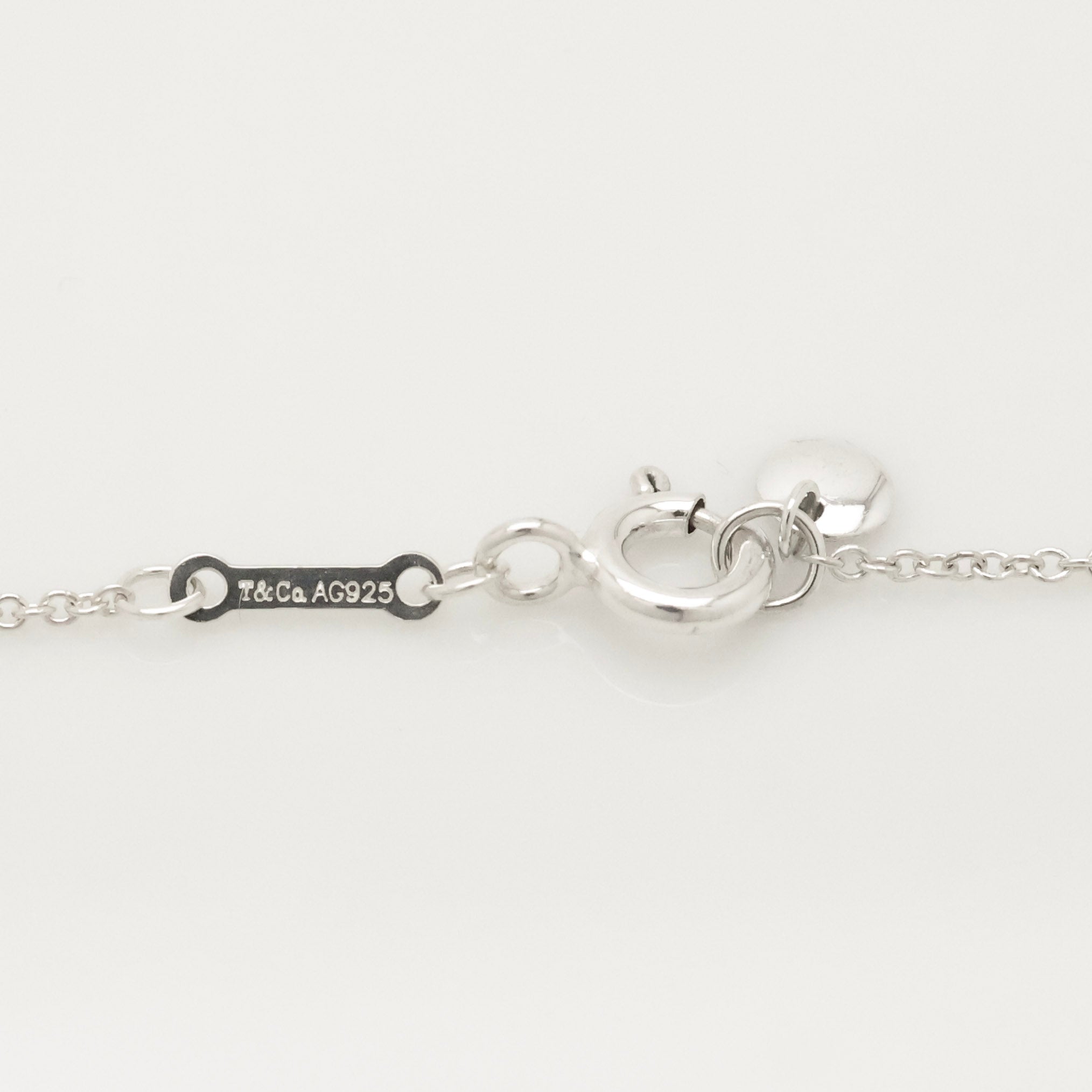  Tiffany & Co. Loving Heart Arrow Necklace Sterling Silver 925 