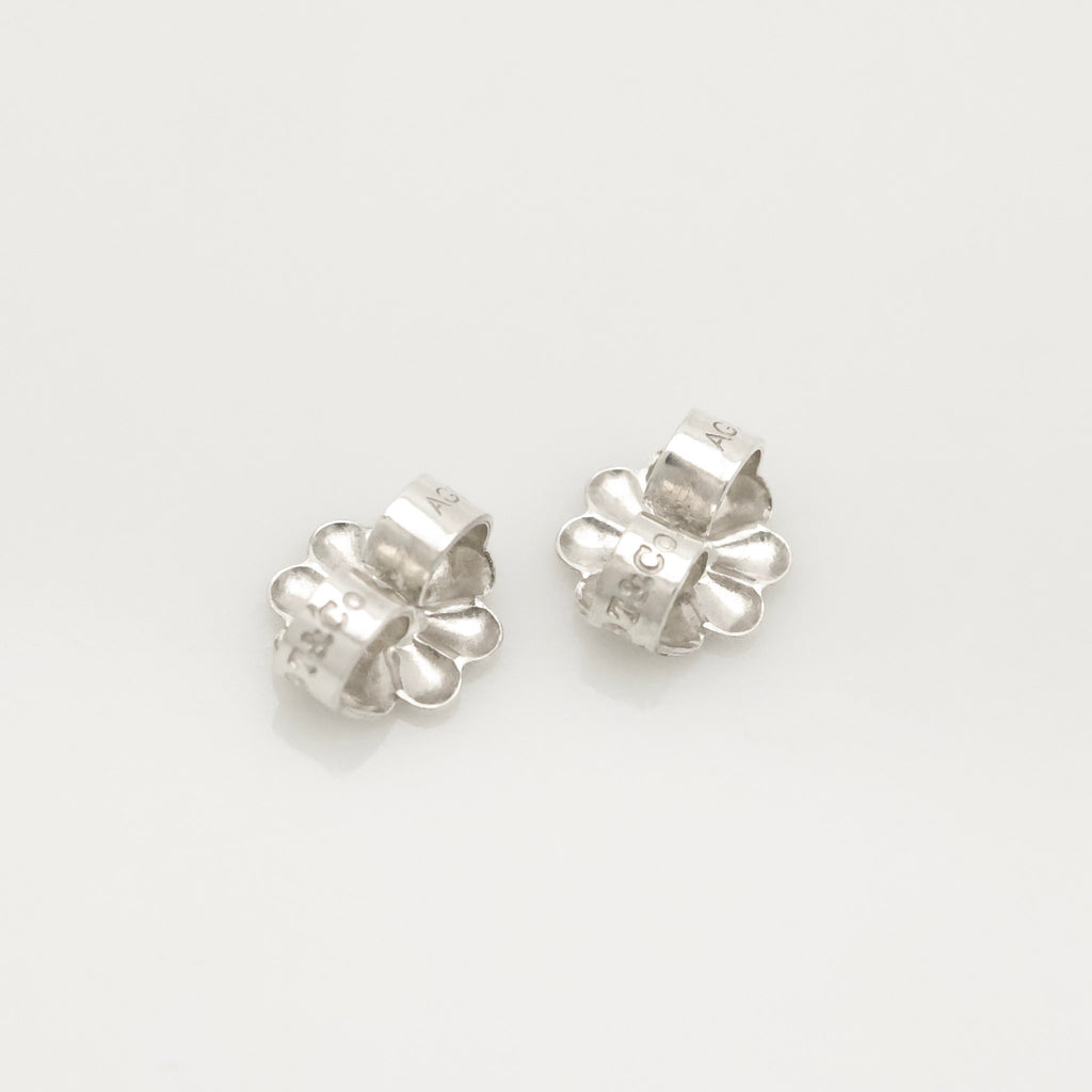Tiffany & Co. Somerset Twist Knot Mesh Stud Earring Sterling Silver 925