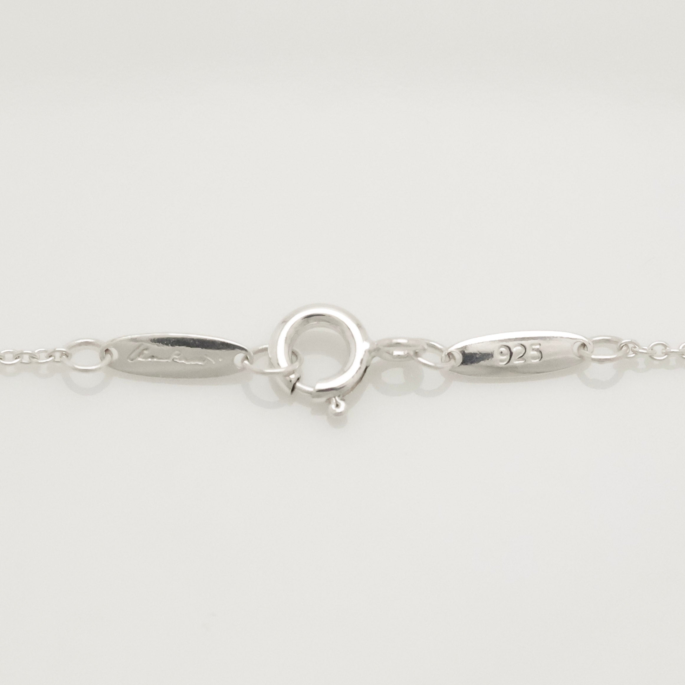  Tiffany & Co. Open Teardrop Necklace Pendant Sterling Silver 925 