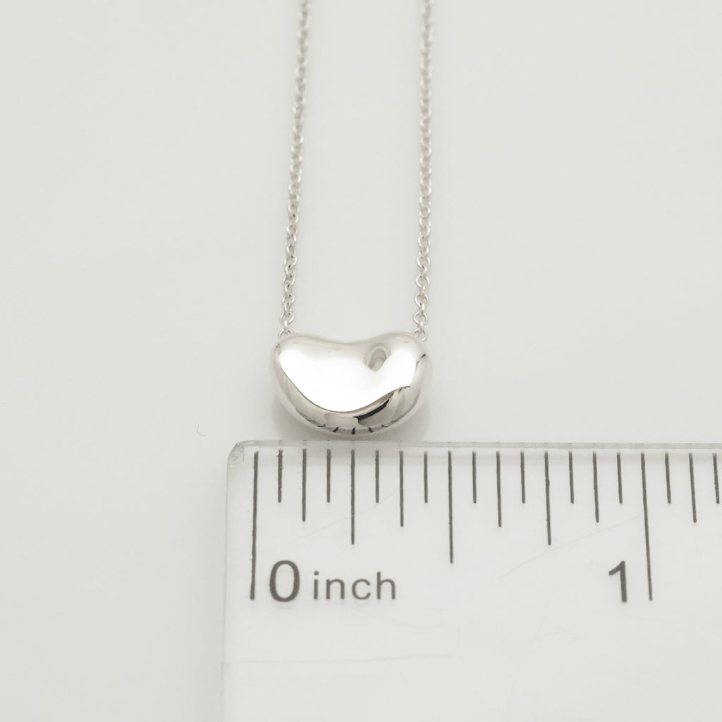  Tiffany & Co. Peretti Mini  Bean Necklace  Sterling Silver 925 