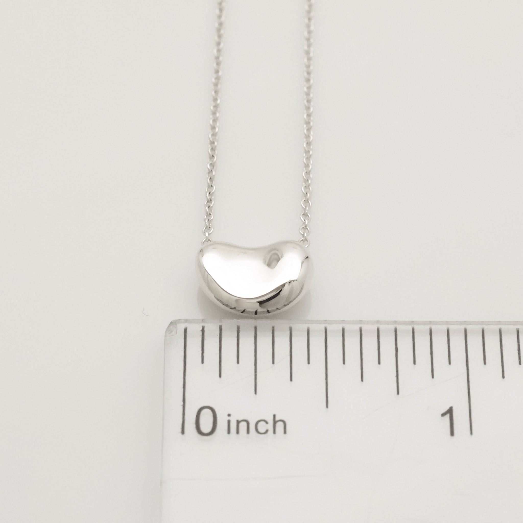  Tiffany & Co. Peretti Mini  Bean Necklace  Sterling Silver 925 