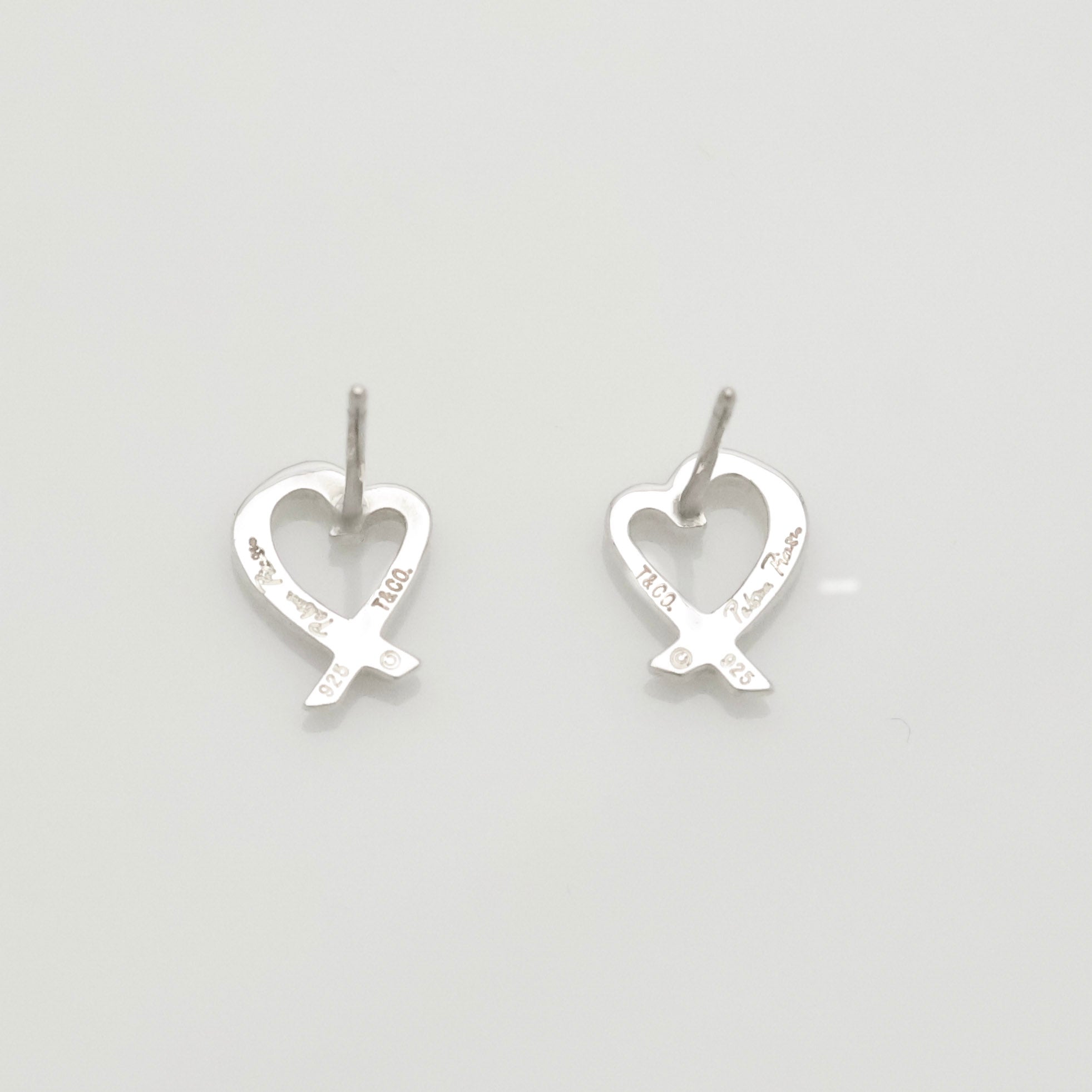 TIFFANY&Co. ラビングハート パロマピカソ スタッド ピアス AG925