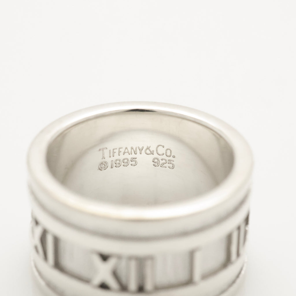Tiffany & Co. Atlas Wide Ring Size 5.5- 5.75 Sterling Silver 925