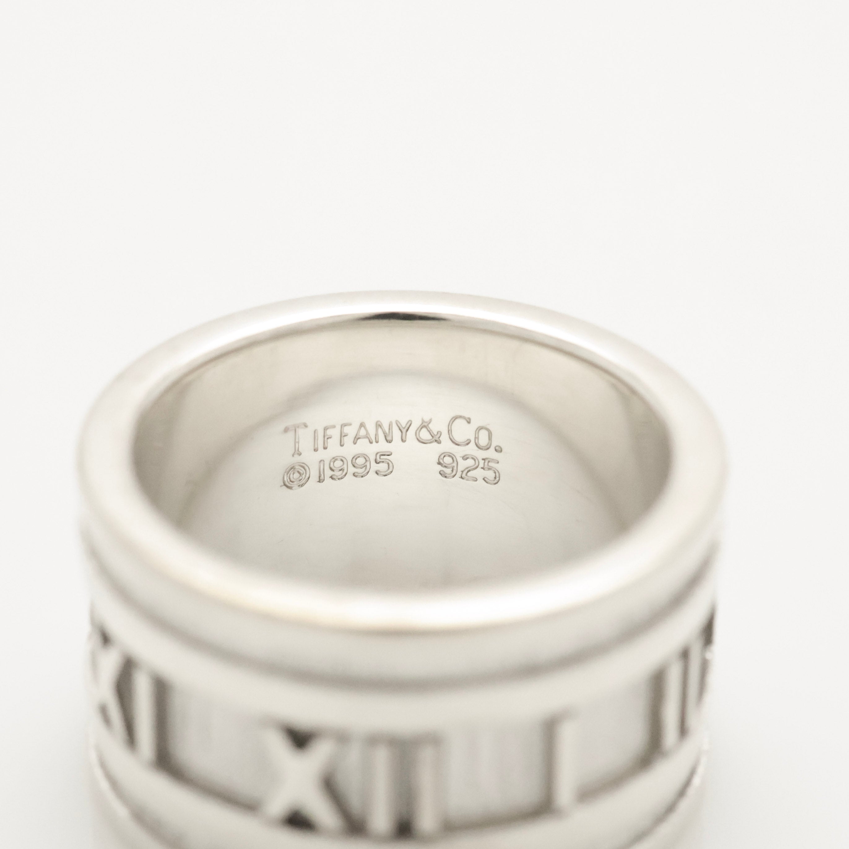 Tiffany & Co. Atlas Wide Ring Size 5.5- 5.75 Sterling Silver 925