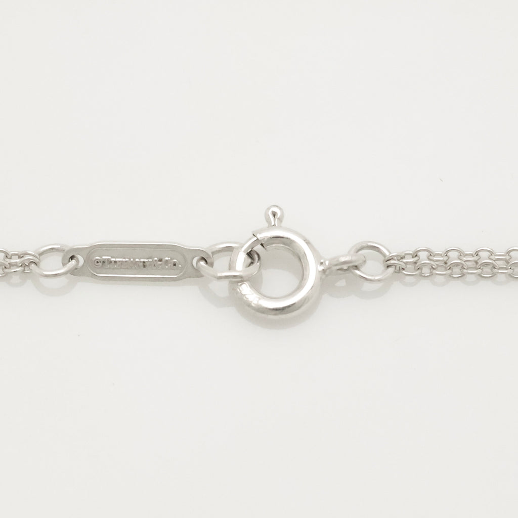 TIFFANY&Co. リターントゥ ティファニー スモール ハート タグ ダブル チェーン ネックレス AG925