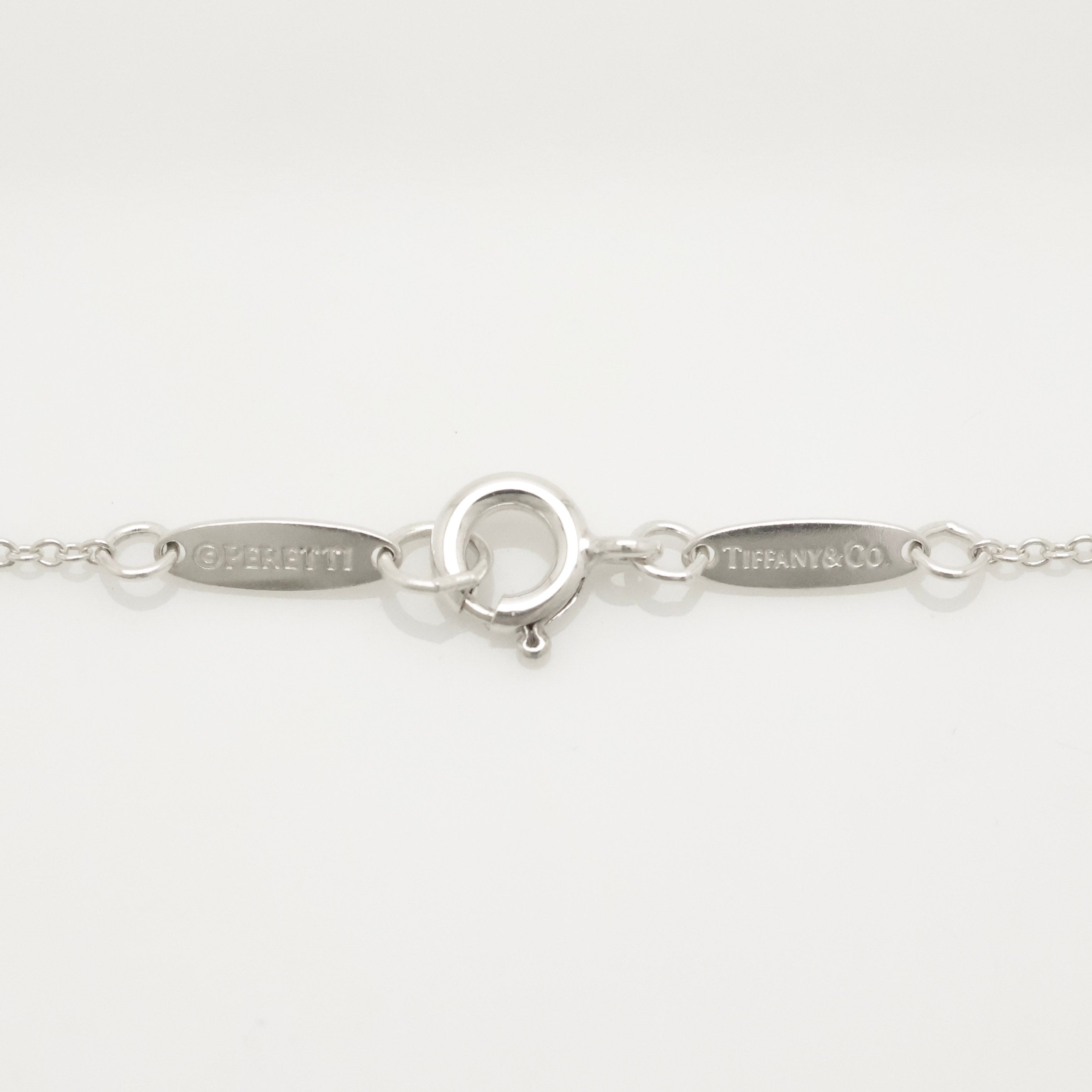 Tiffany & Co. Peretti Small Sevillana Necklace Sterling Silver 925