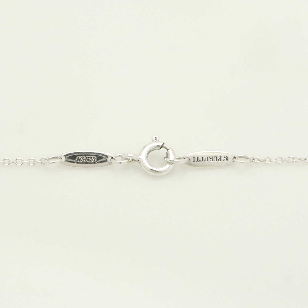 TIFFANY&Co. オープンハート 1P ピンク サファイア エルサペレッティ ネックレス AG925