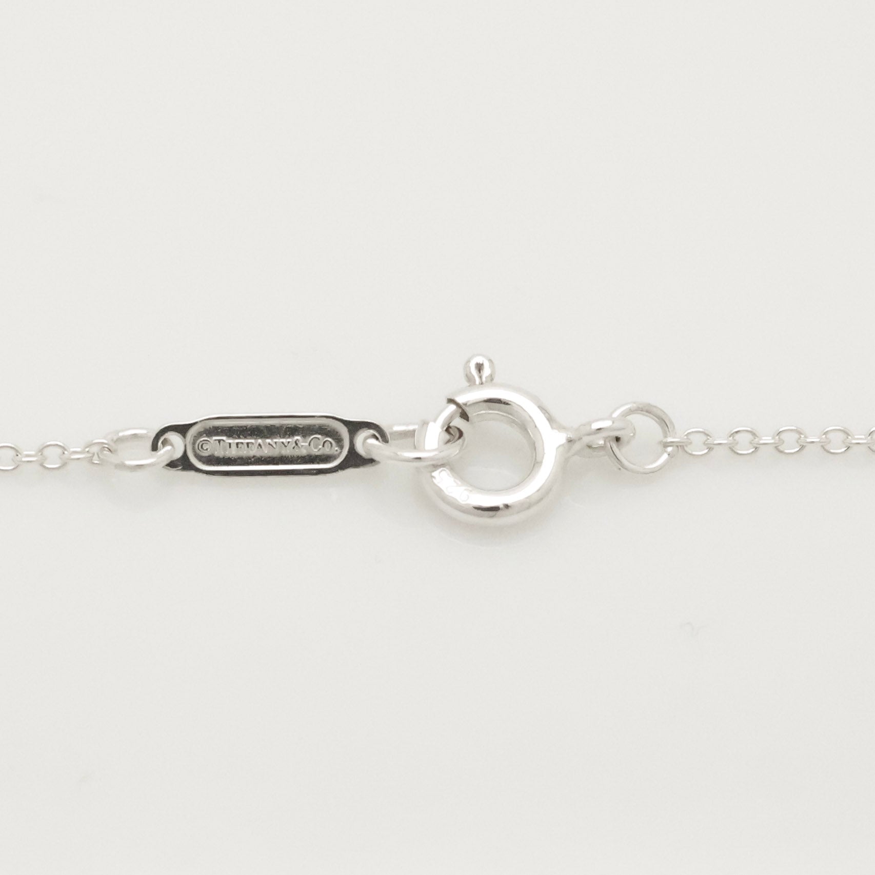 Tiffany & Co. Ribbon Bow Necklace Pendant  Sterling Silver 925 