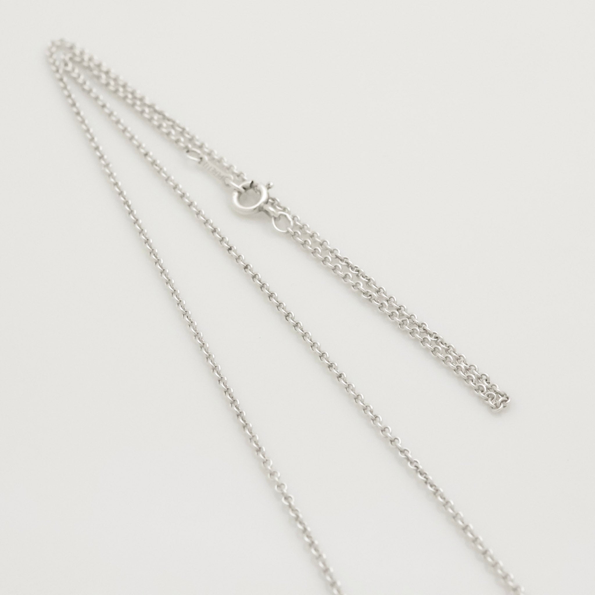  Tiffany & Co. Peretti Large  Bean Necklace  Sterling Silver 925 