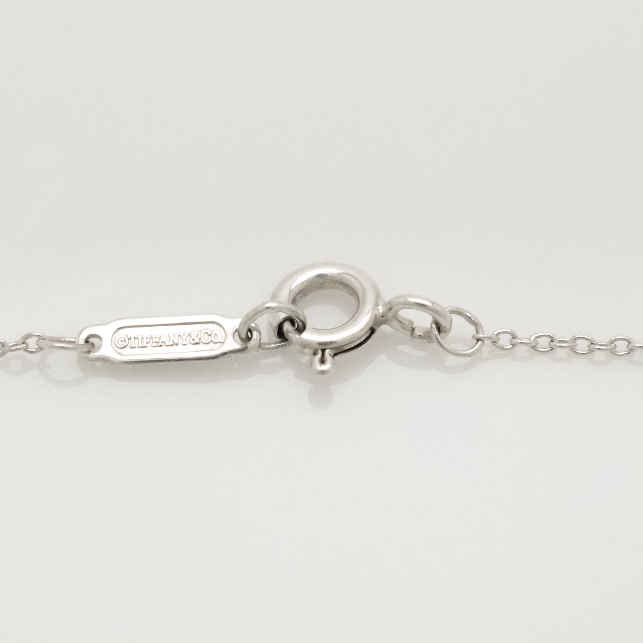  Tiffany & Co. Large Atlas Key Pendant Necklace Sterling Silver 925 
