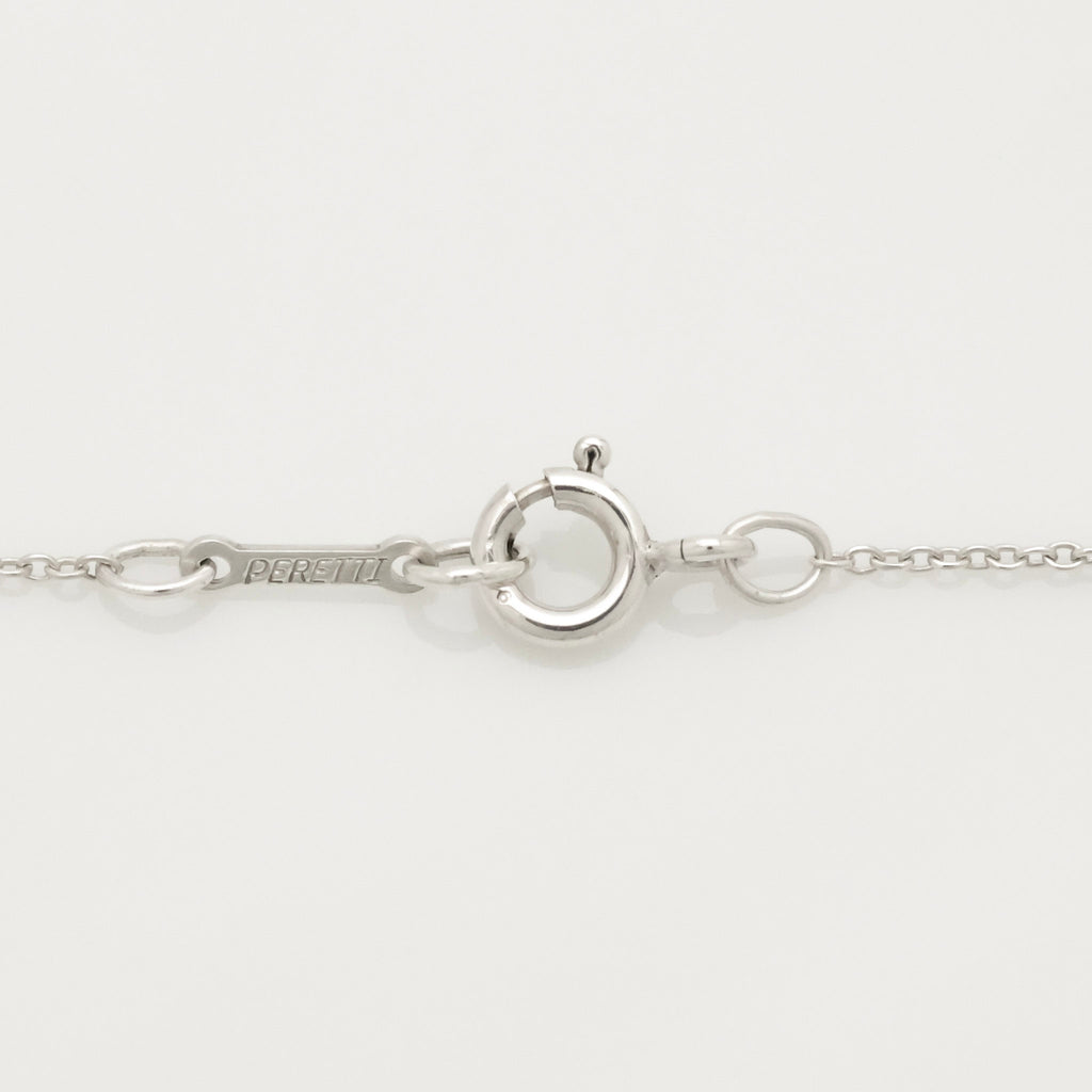  Tiffany & Co. Peretti Mini  Bean Necklace  Sterling Silver 925 