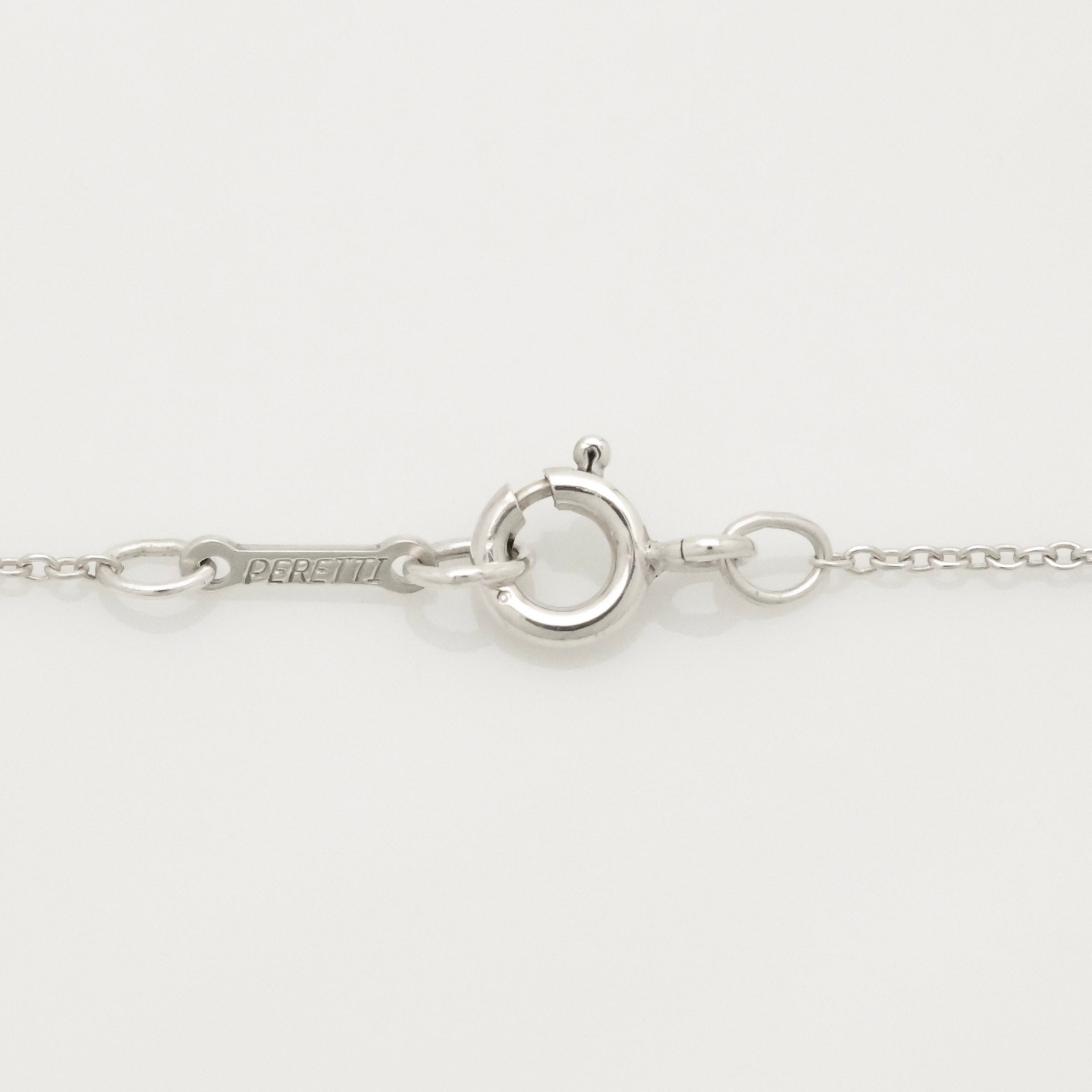  Tiffany & Co. Peretti Mini  Bean Necklace  Sterling Silver 925 