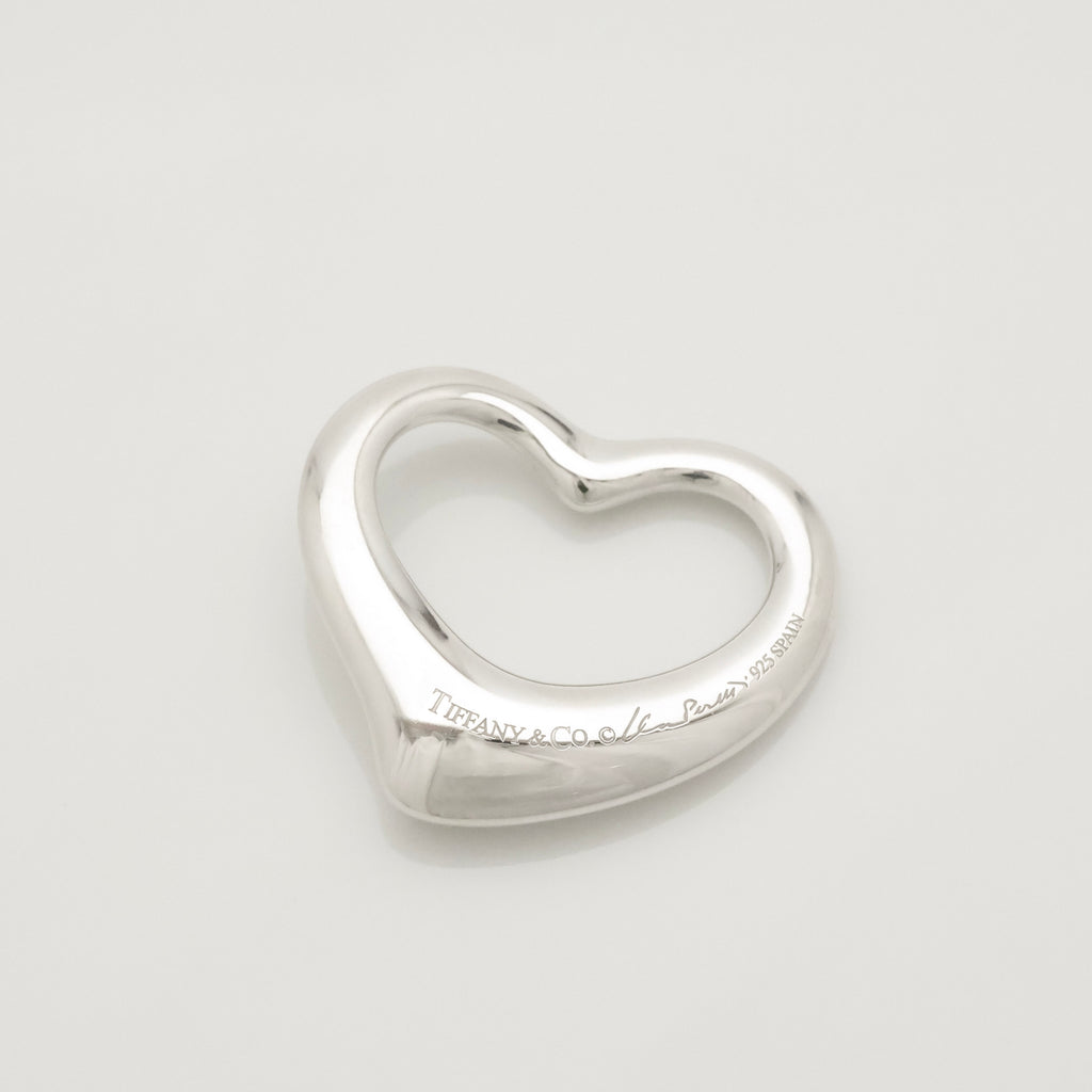 TIFFANY&Co. オープンハート 36mm エルサペレッティ チャーム AG925