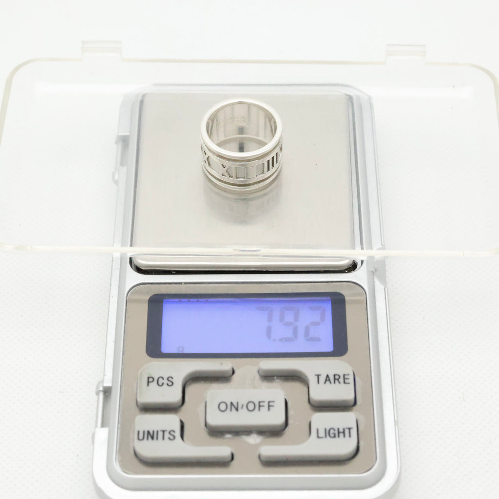 Tiffany & Co. Atlas Wide Ring Size 4.5- 5 Sterling Silver 925