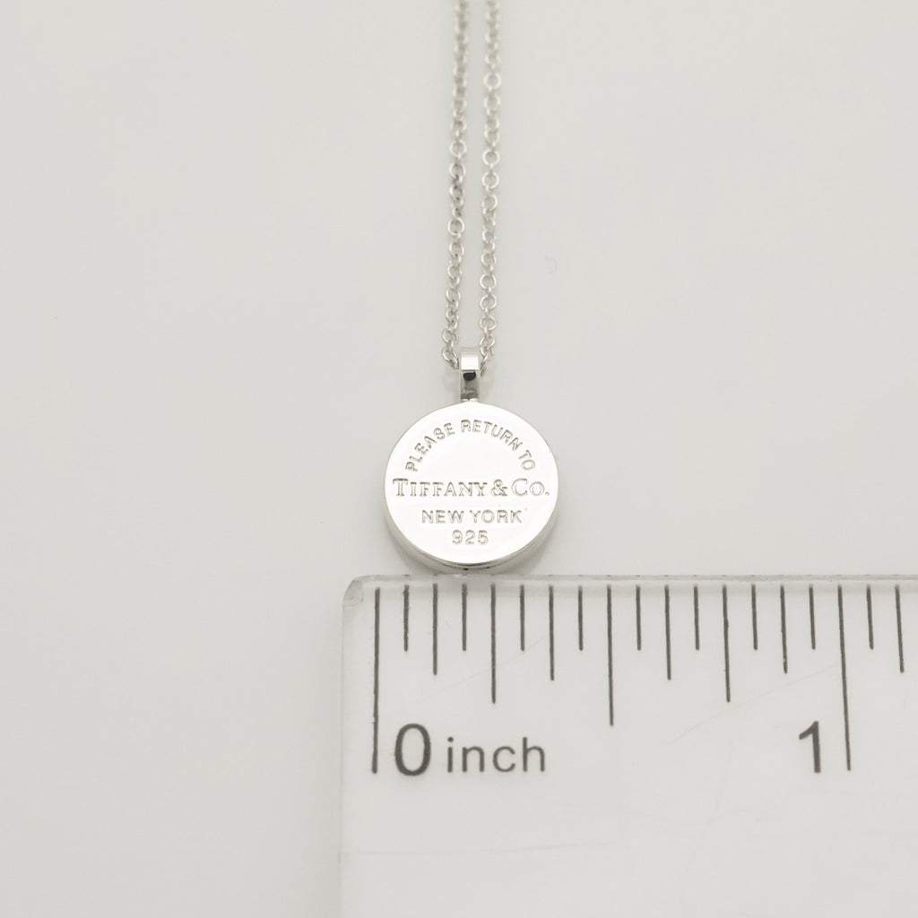 Tiffany & Co. Return to Round Necklace Sterling Silver 925 
