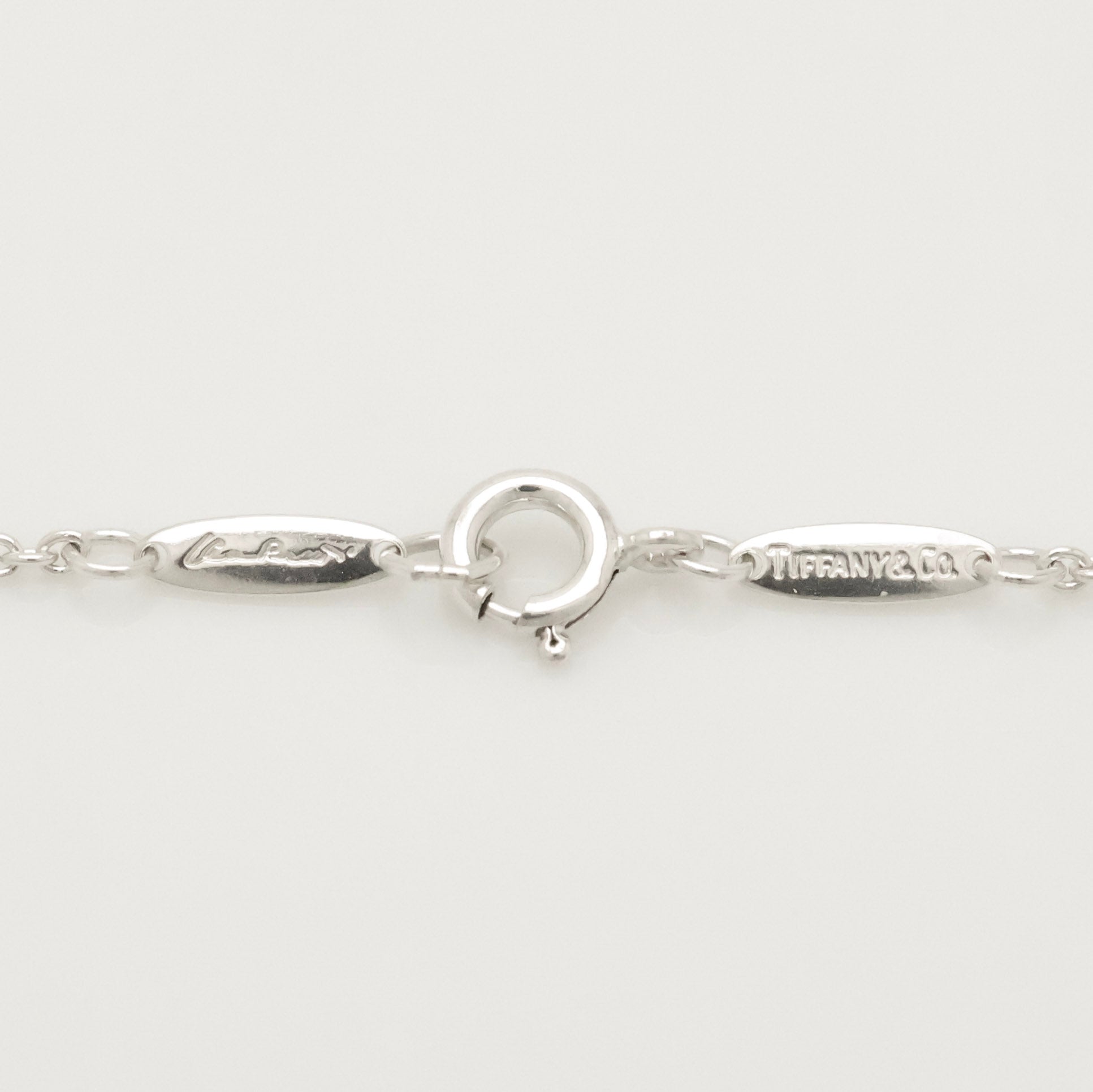 TIFFANY&Co. ラージ ノーツ レター Y イニシャル  ネックレス AG925
