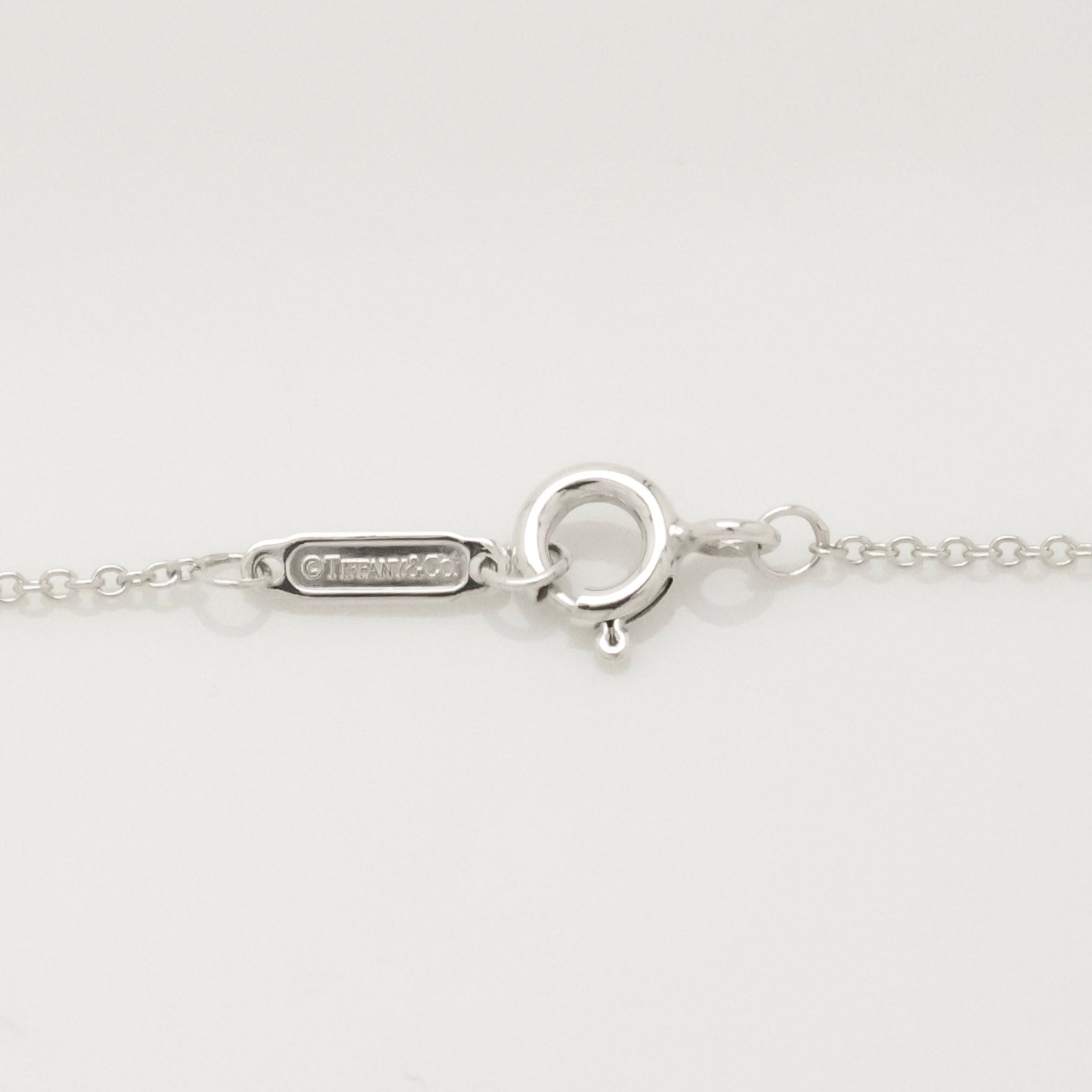Tiffany & Co. Notes I LOVE YOU Double Heart Tag Necklace Sterling Silver 925