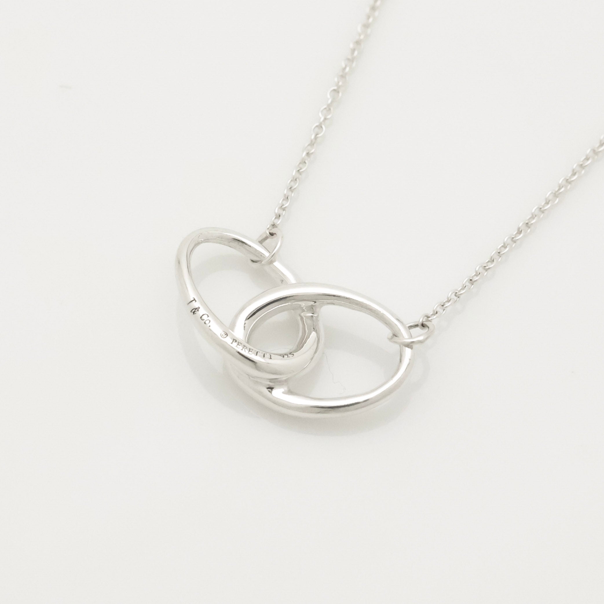 TIFFANY&Co. ダブル ループ エルサペレッティ ネックレス AG925