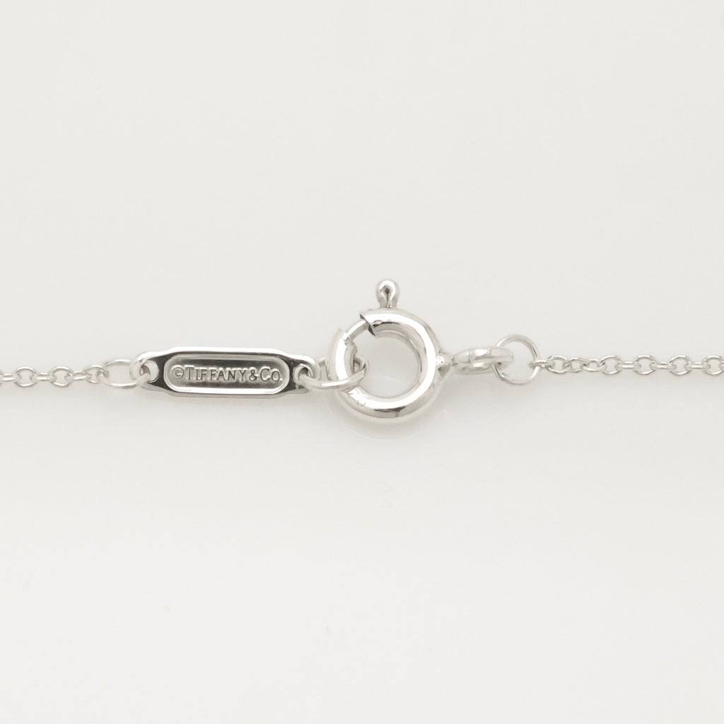 Tiffany & Co. Filigree Heart Lock Padlock Necklace Sterling Silver 925