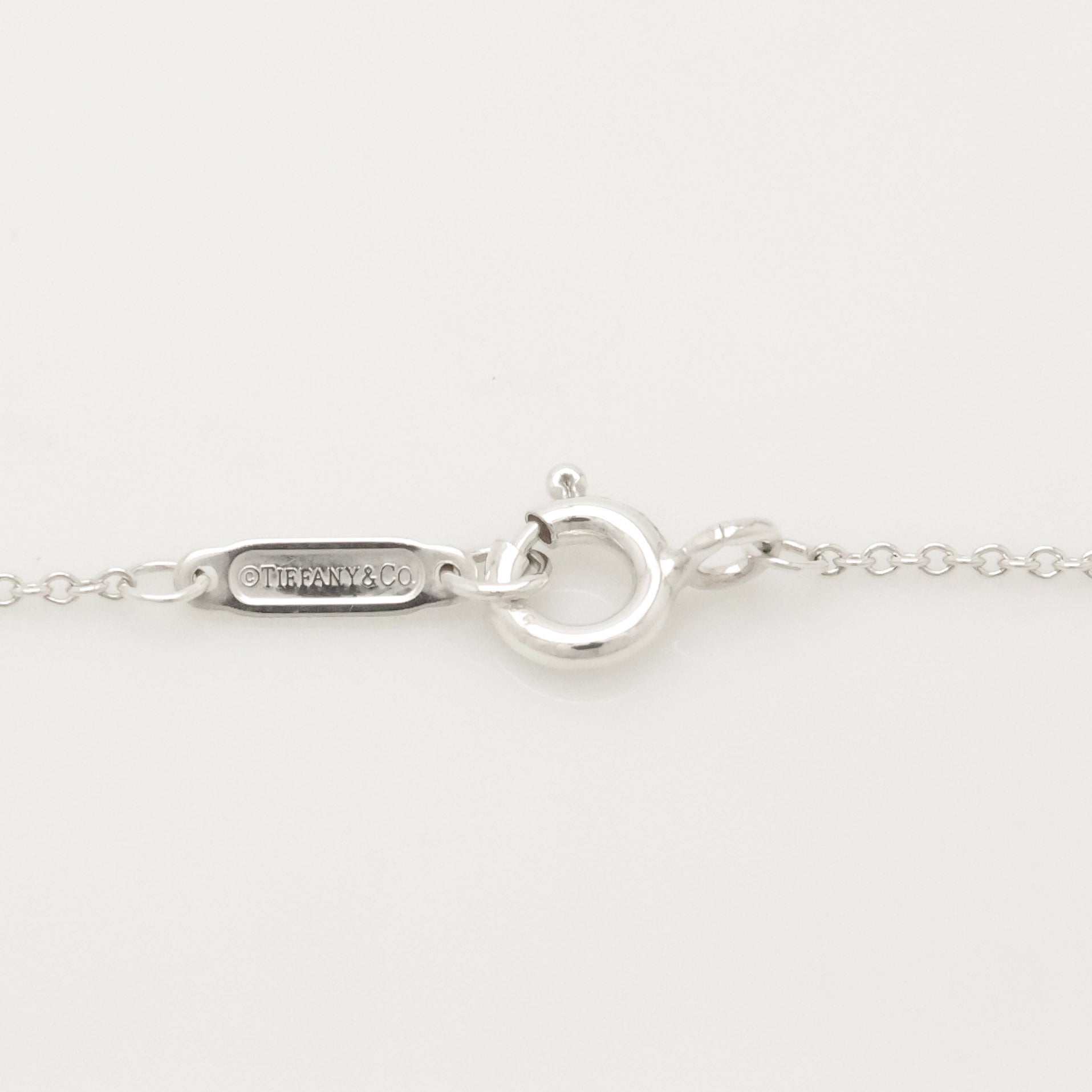 Tiffany & Co. Teddy Bear Pendant Necklace Sterling Silver 925 