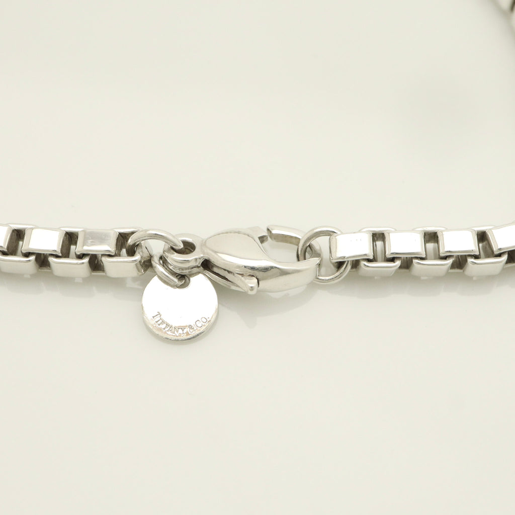  Tiffany & Co. Venetian Square Link Chain Bracelet  Sterling Silver 925