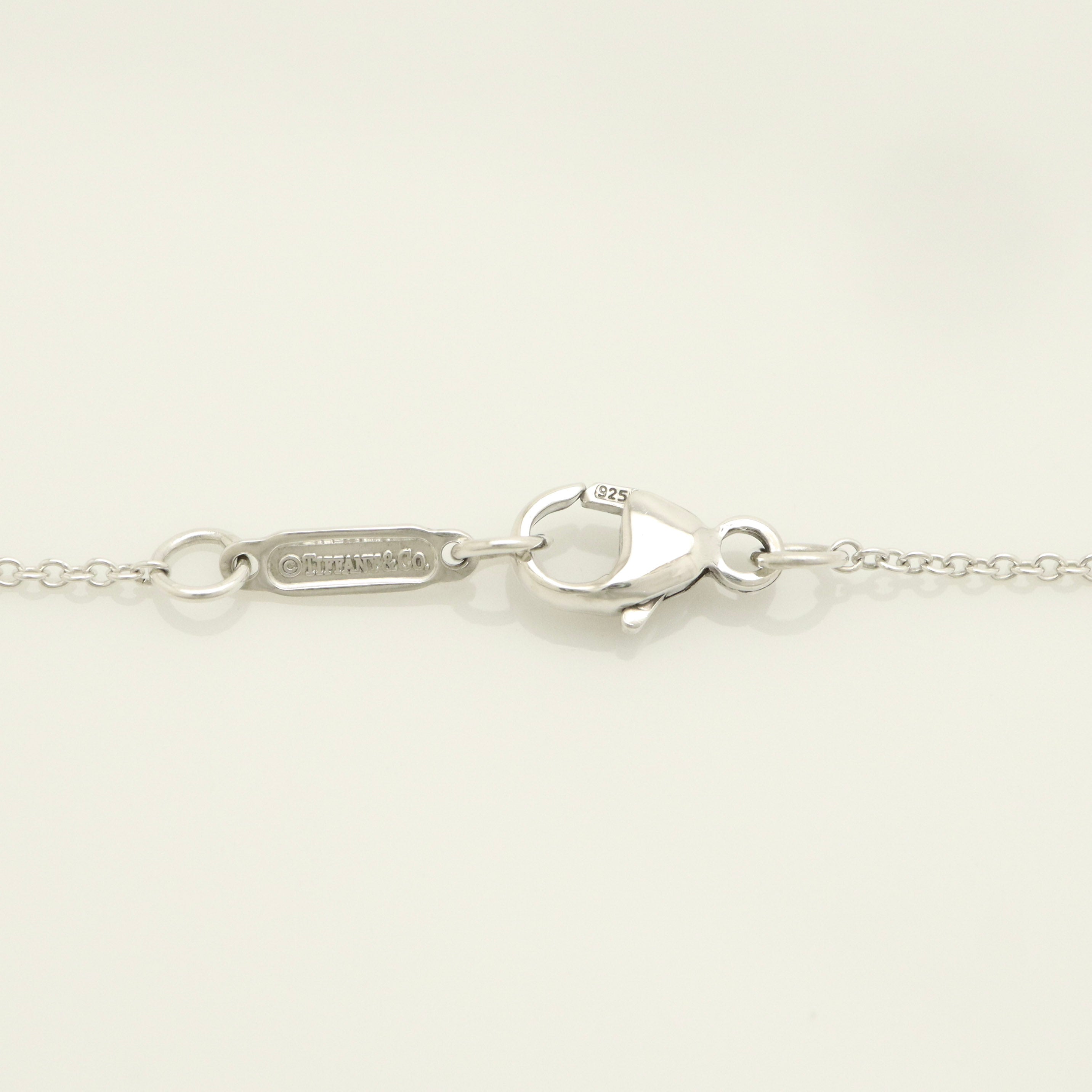 TIFFANY&Co. ドロップ ハート ネックレス AG925