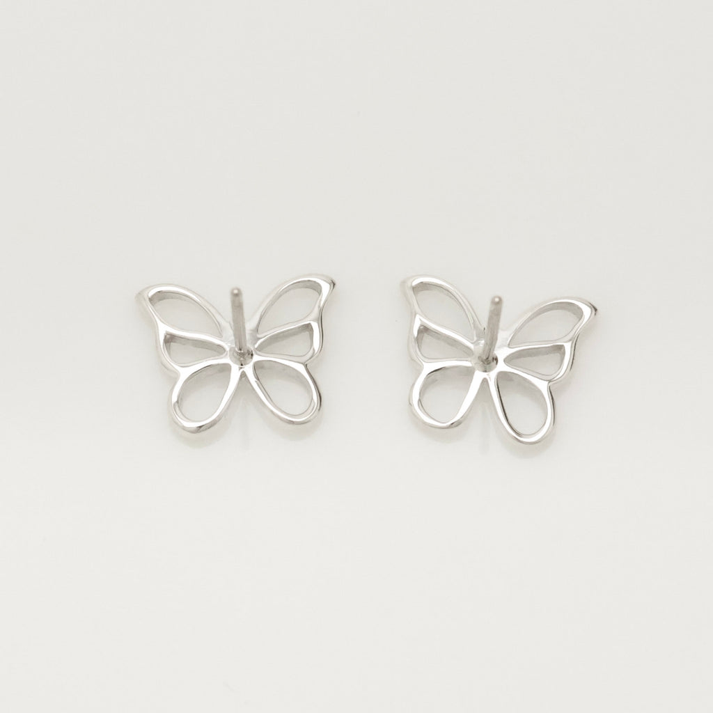 Tiffany & Co. Large Butterfly Earring Sterling Silver 925