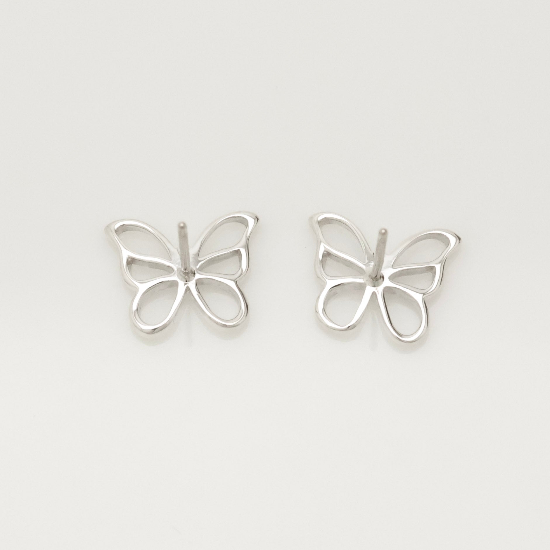 Tiffany & Co. Large Butterfly Earring Sterling Silver 925