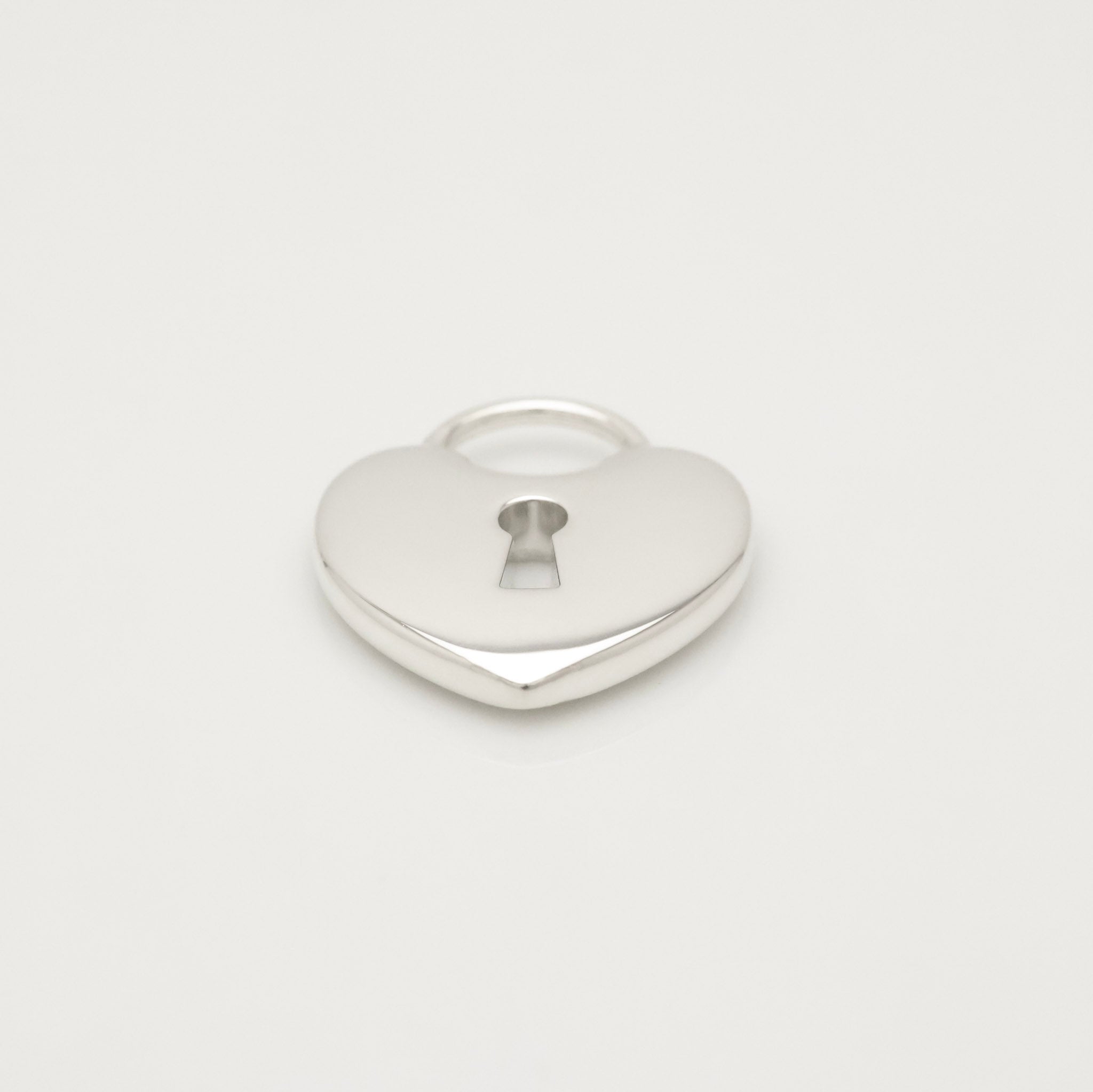 TIFFANY&Co. ラージ ハート ロック チャーム AG925