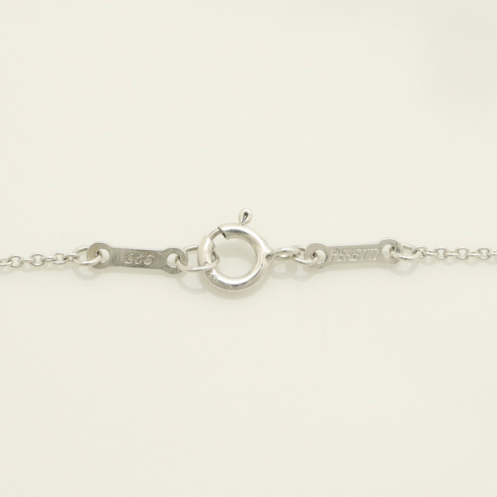 Tiffany & Co. Round Circle Disc Necklace Pendant  Sterling Silver  925