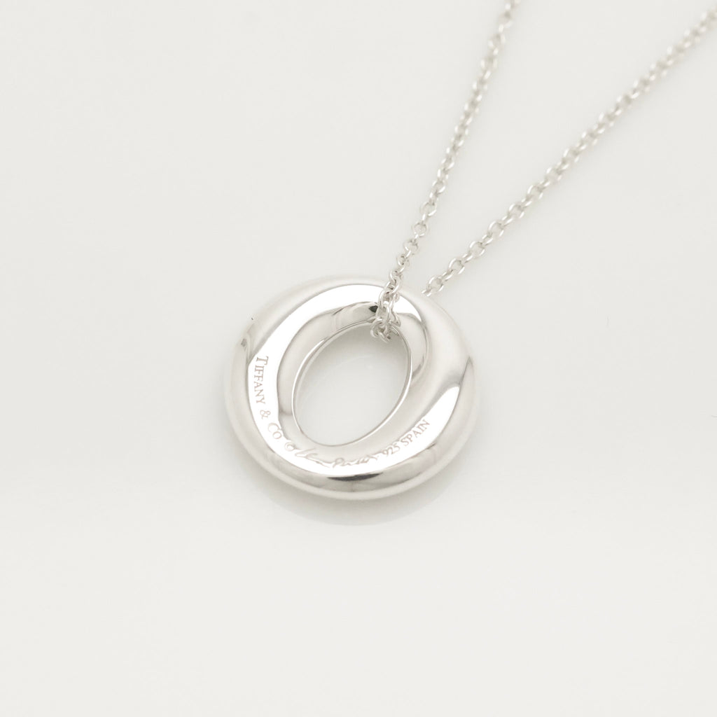 Tiffany & Co. Peretti Small Sevillana Necklace Sterling Silver 925