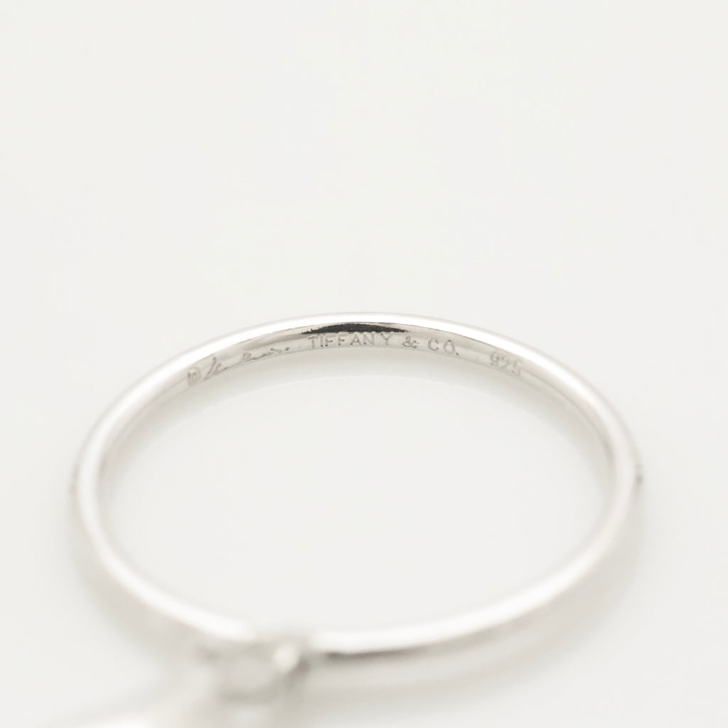 TIFFANY&Co. ティアドロップ エルサペレッティ ドロップ リング 10 号 AG925
