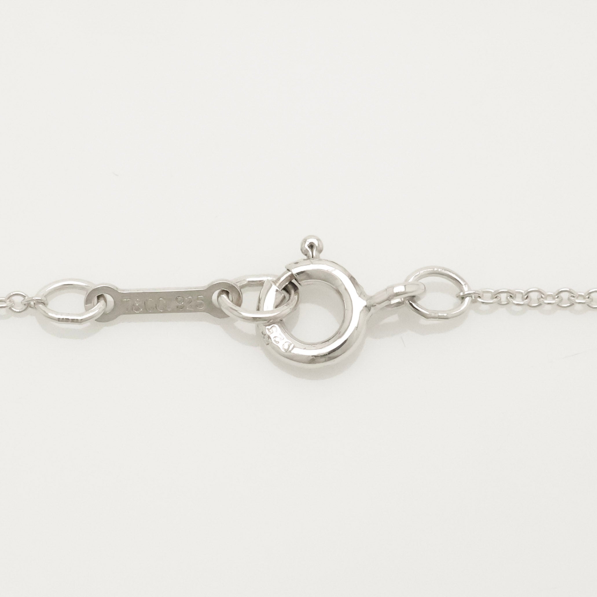  Tiffany & Co. Double Loop Necklace Pendant   Sterling Silver  925