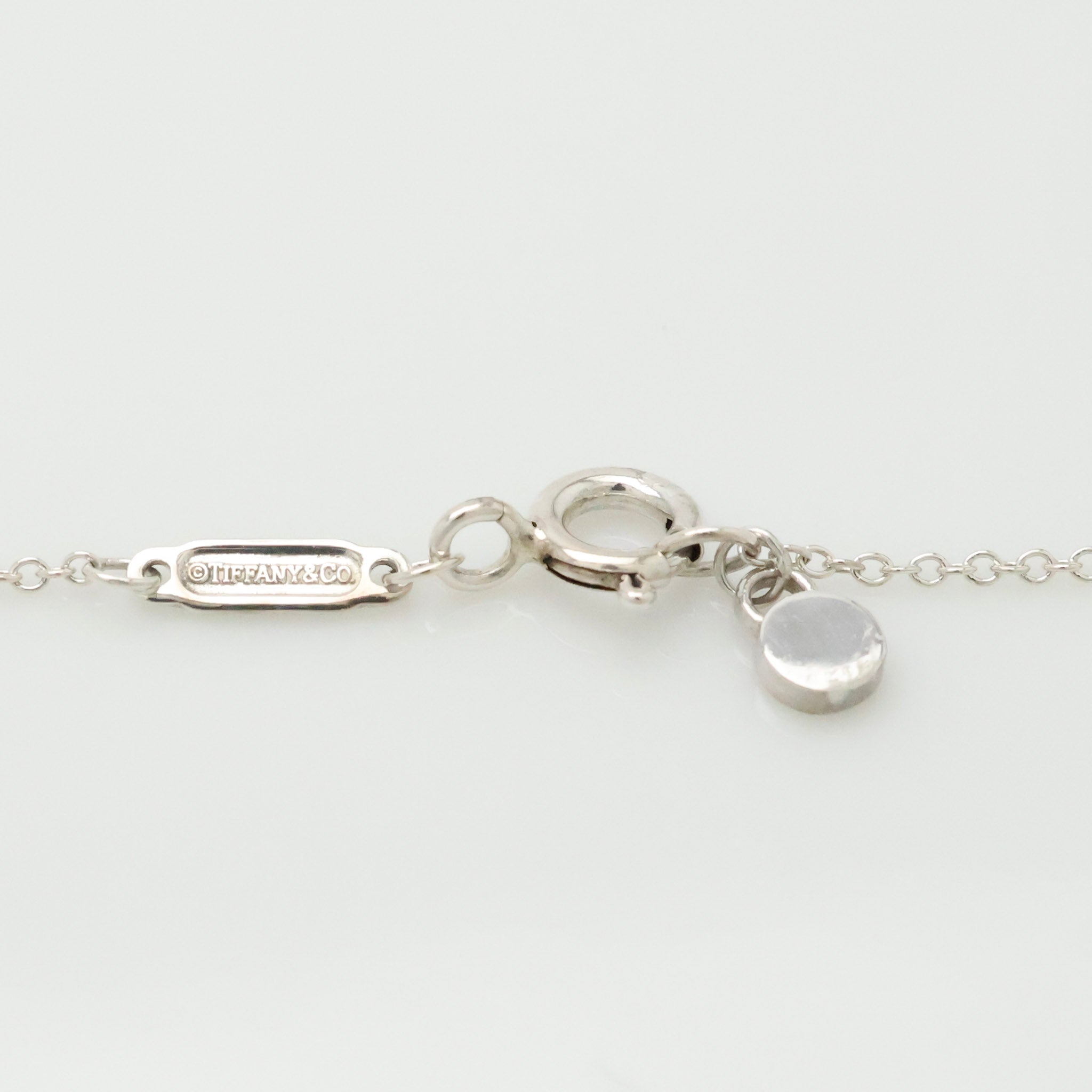 Tiffany & Co. Return to Round Necklace Rubedo & Sterling Silver 925 