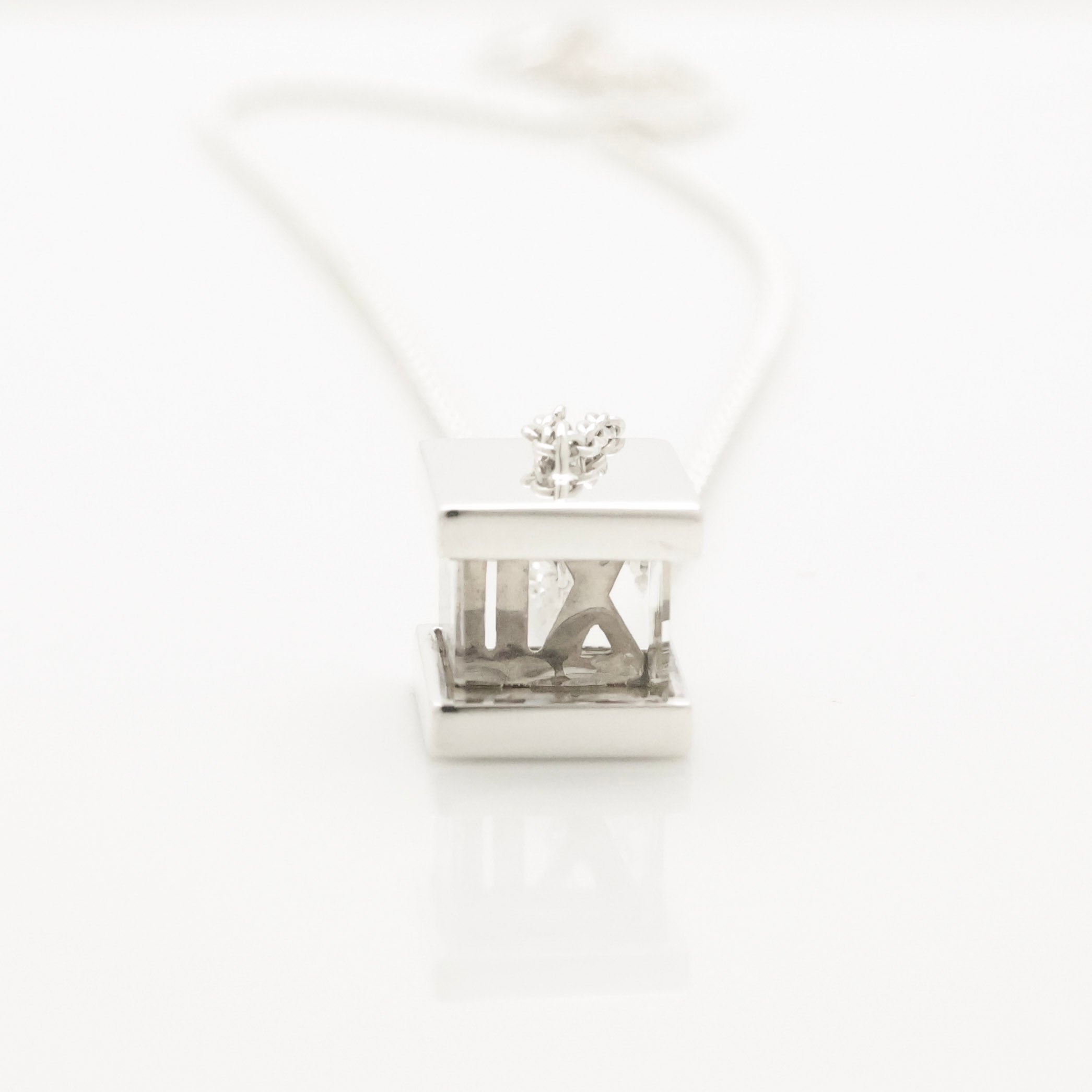 Tiffany & Co. アトラス キューブ クリスタル ネックレス AG925