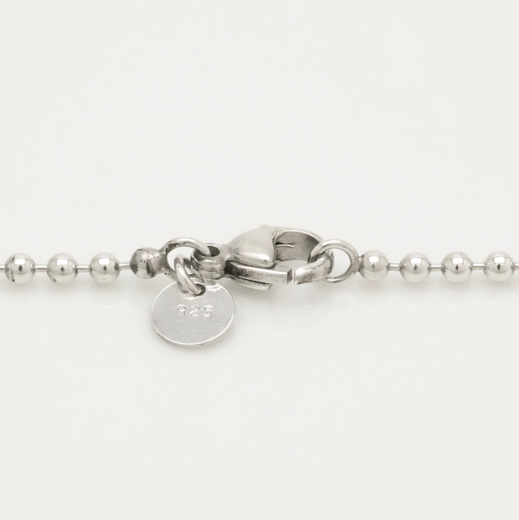 TIFFANY&Co.リターントゥ ティファニー オーバル タグ ボール チェーン ネックレス AG925
