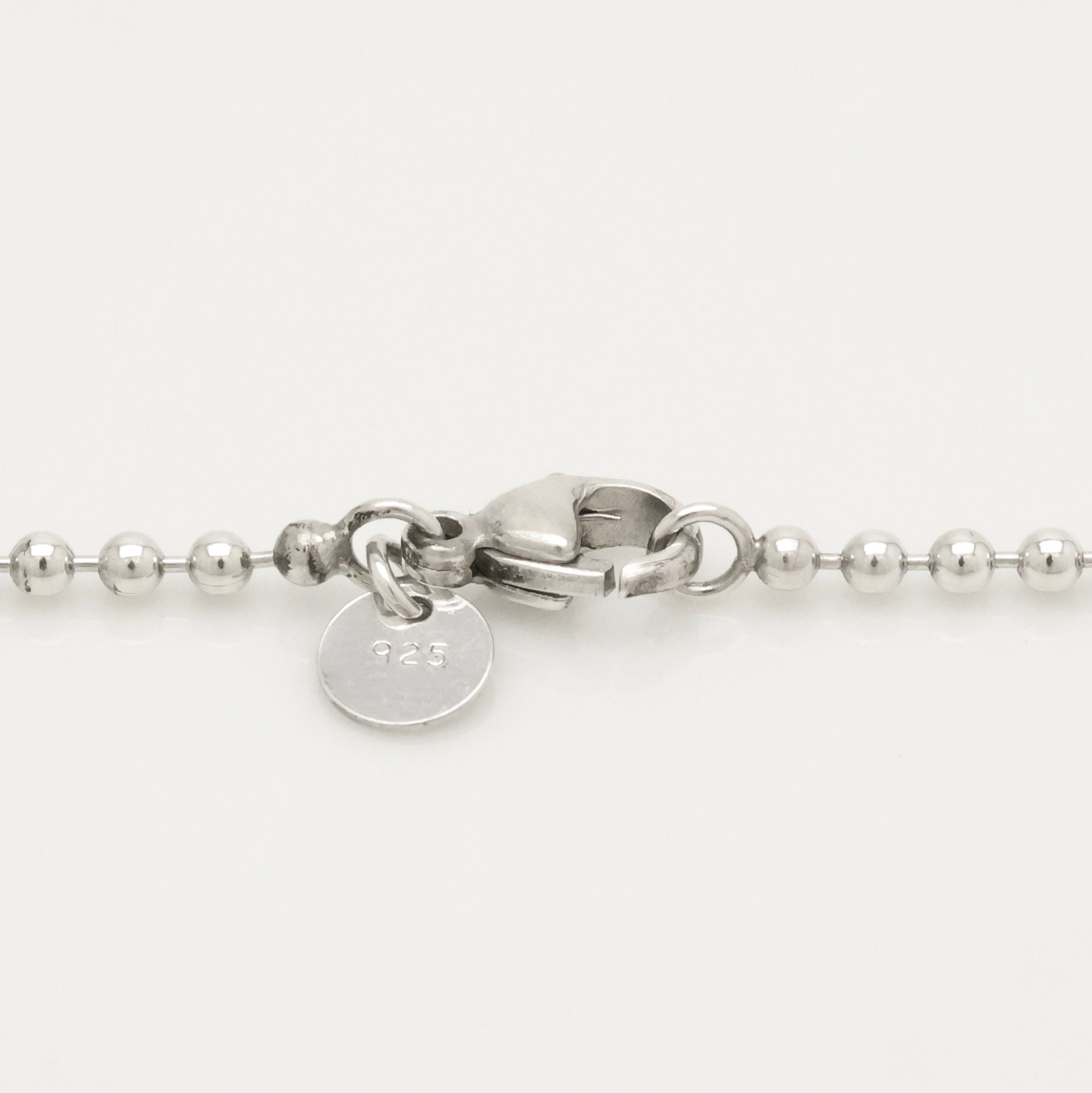 TIFFANY&Co.リターントゥ ティファニー オーバル タグ ボール チェーン ネックレス AG925
