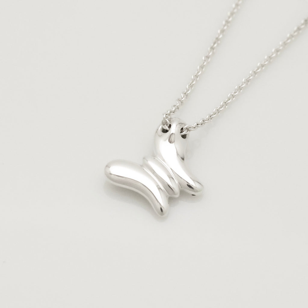 TIFFANY&Co. ミニ バタフライ 蝶 ネックレス AG925